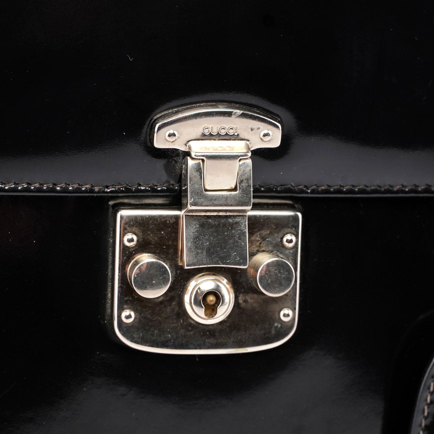 Ladylock Diana Patent Leather Bag