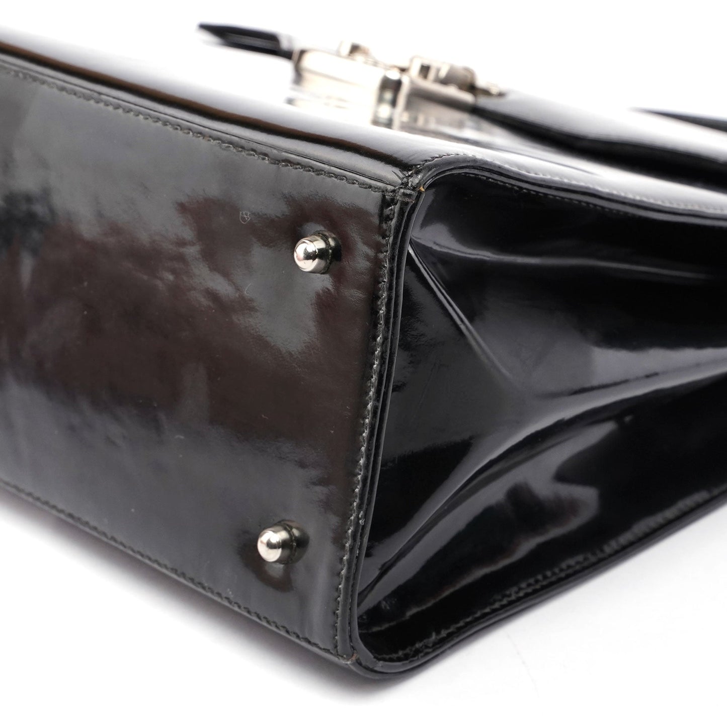 Ladylock Diana Patent Leather Bag