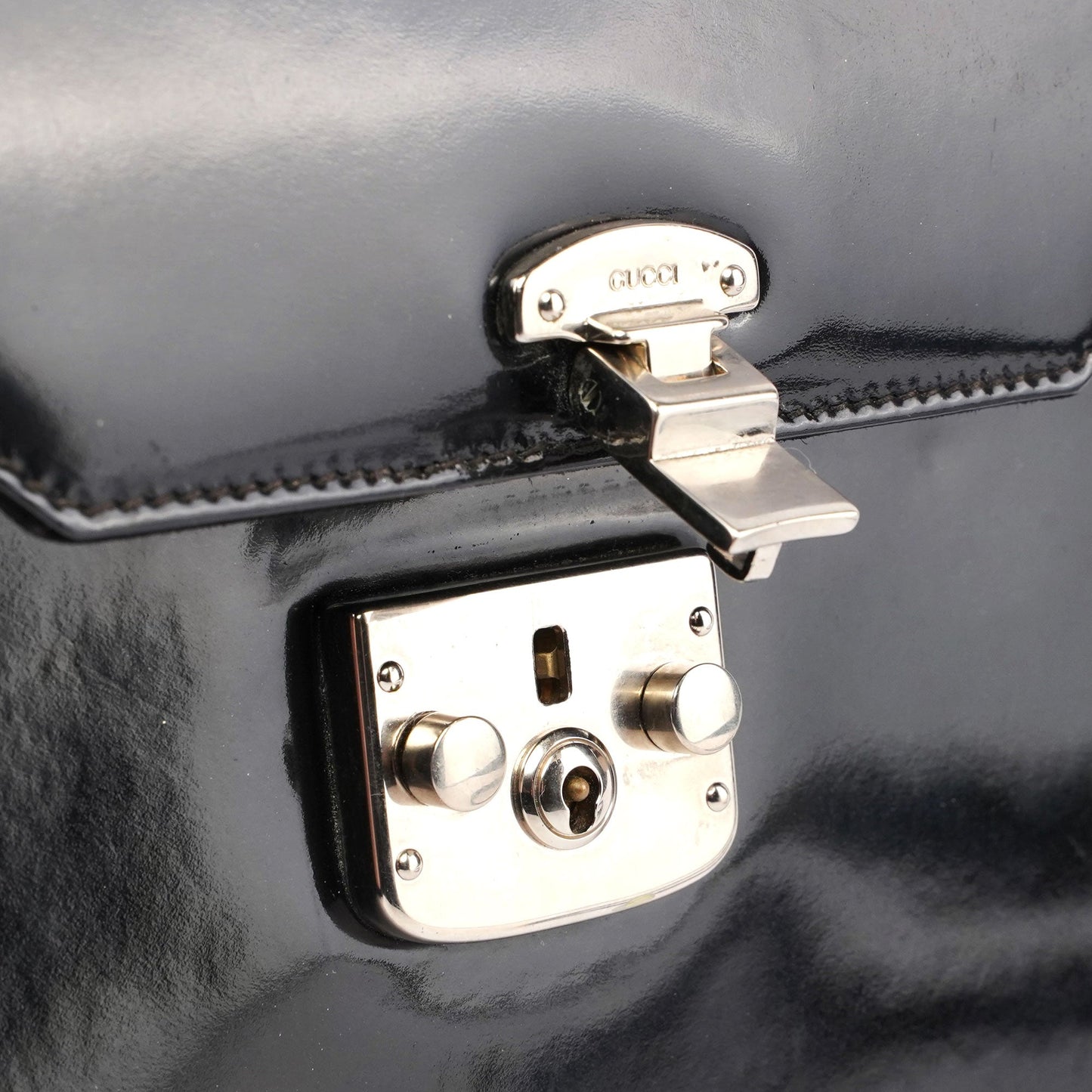 Ladylock Diana Patent Leather Bag