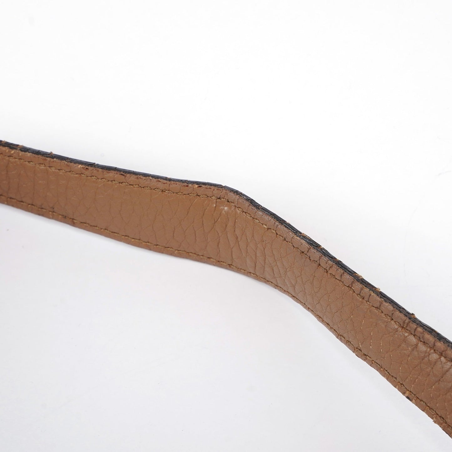 Large Beige Leather Jackie Shoulder Bag