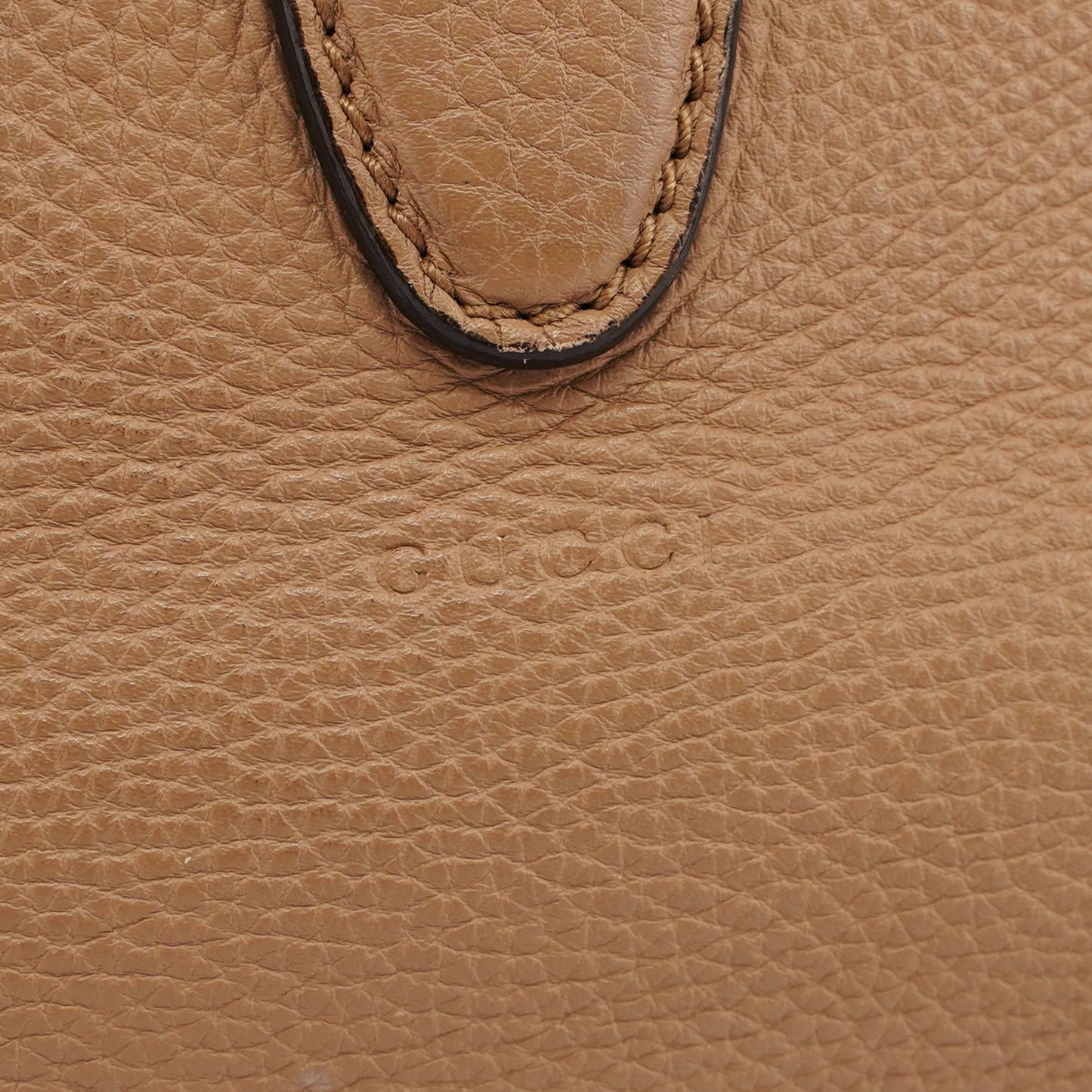 Large Beige Leather Jackie Shoulder Bag