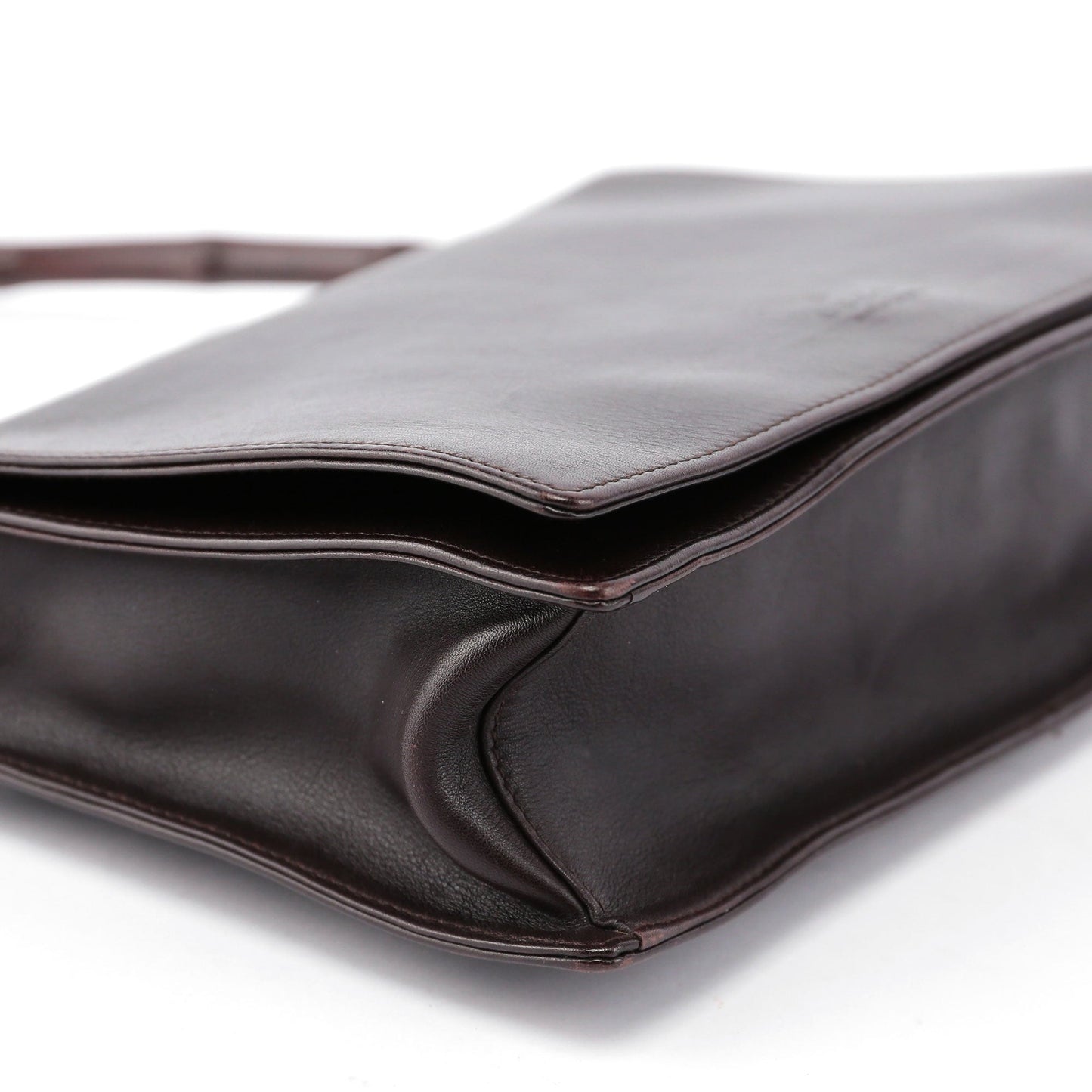 Leather Bamboo Shoulder Bag