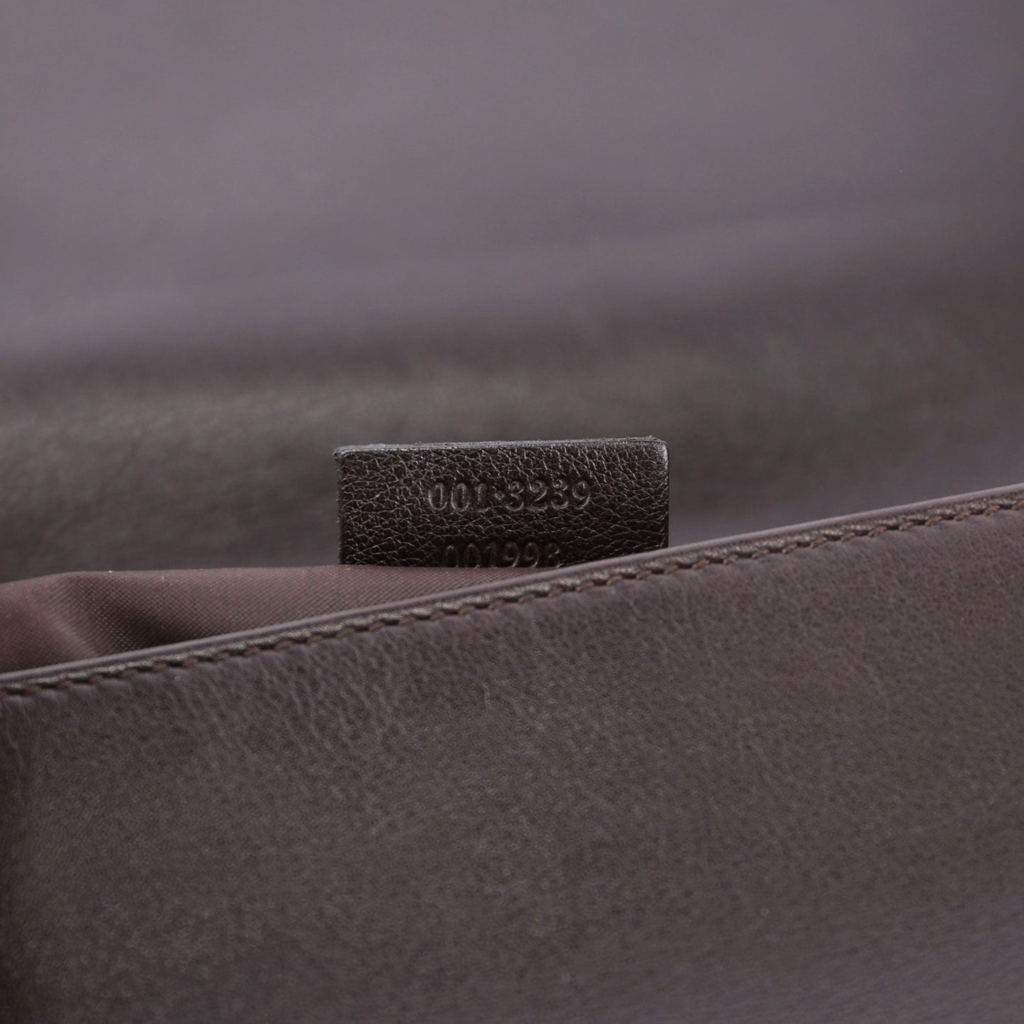 Leather Bamboo Shoulder Bag