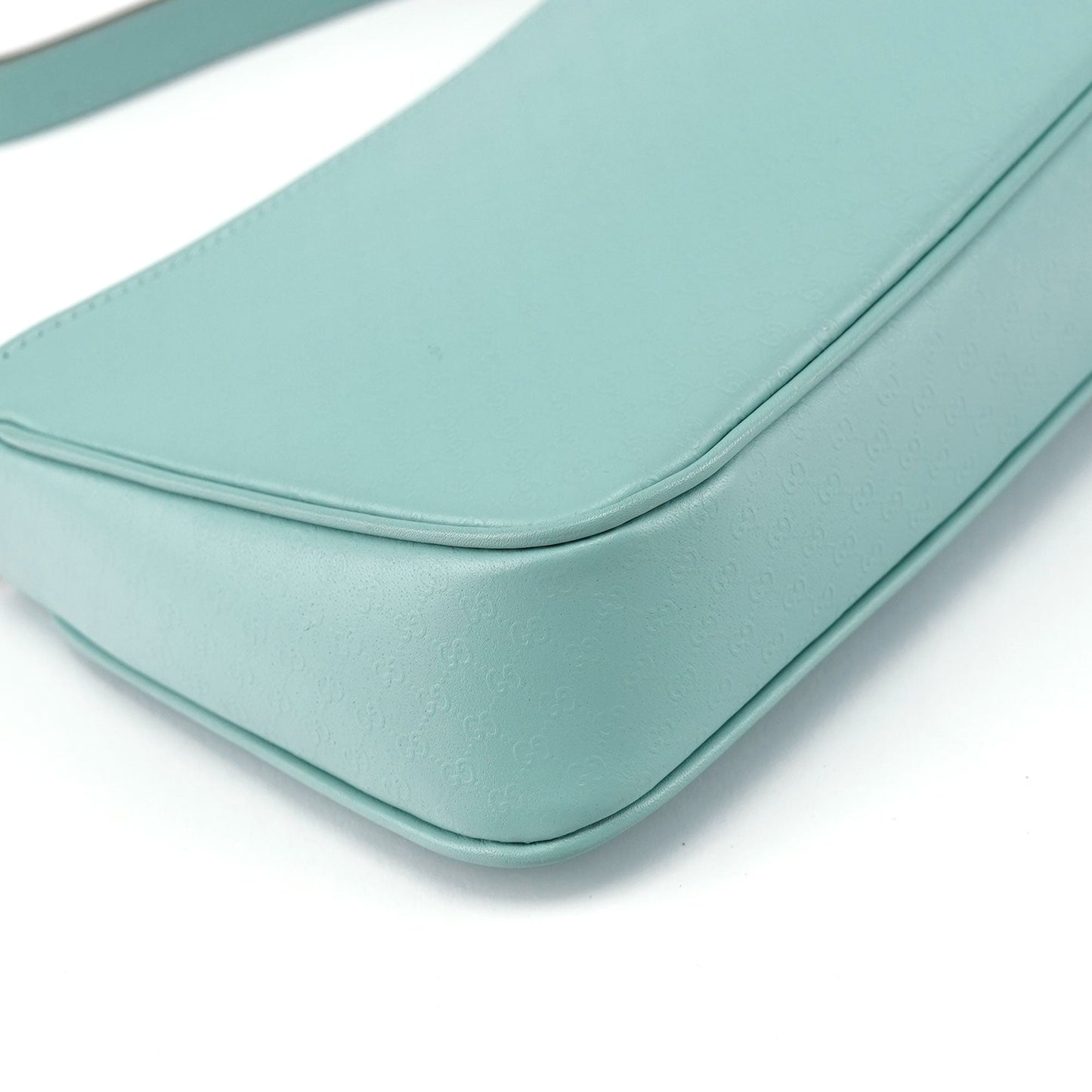 Light Blue Micro GG Shoulder Bag