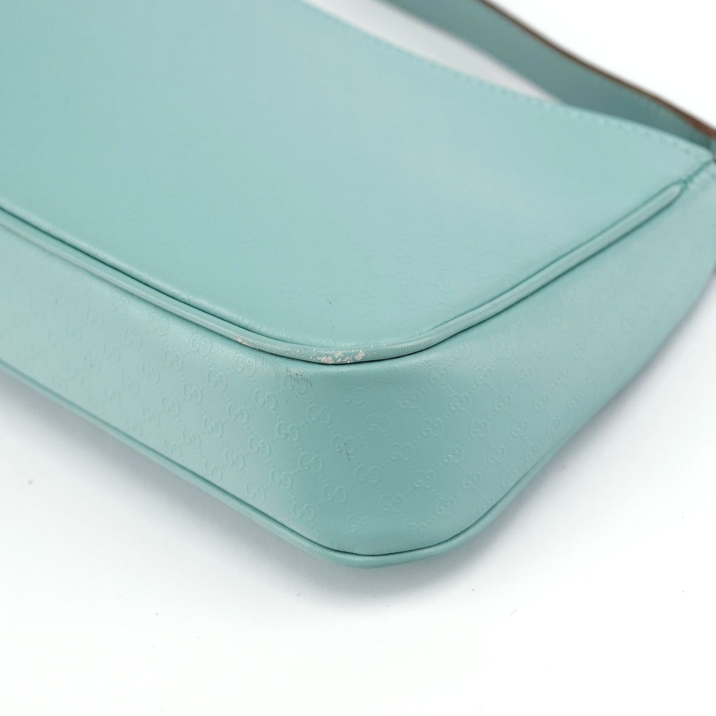 Light Blue Micro GG Shoulder Bag