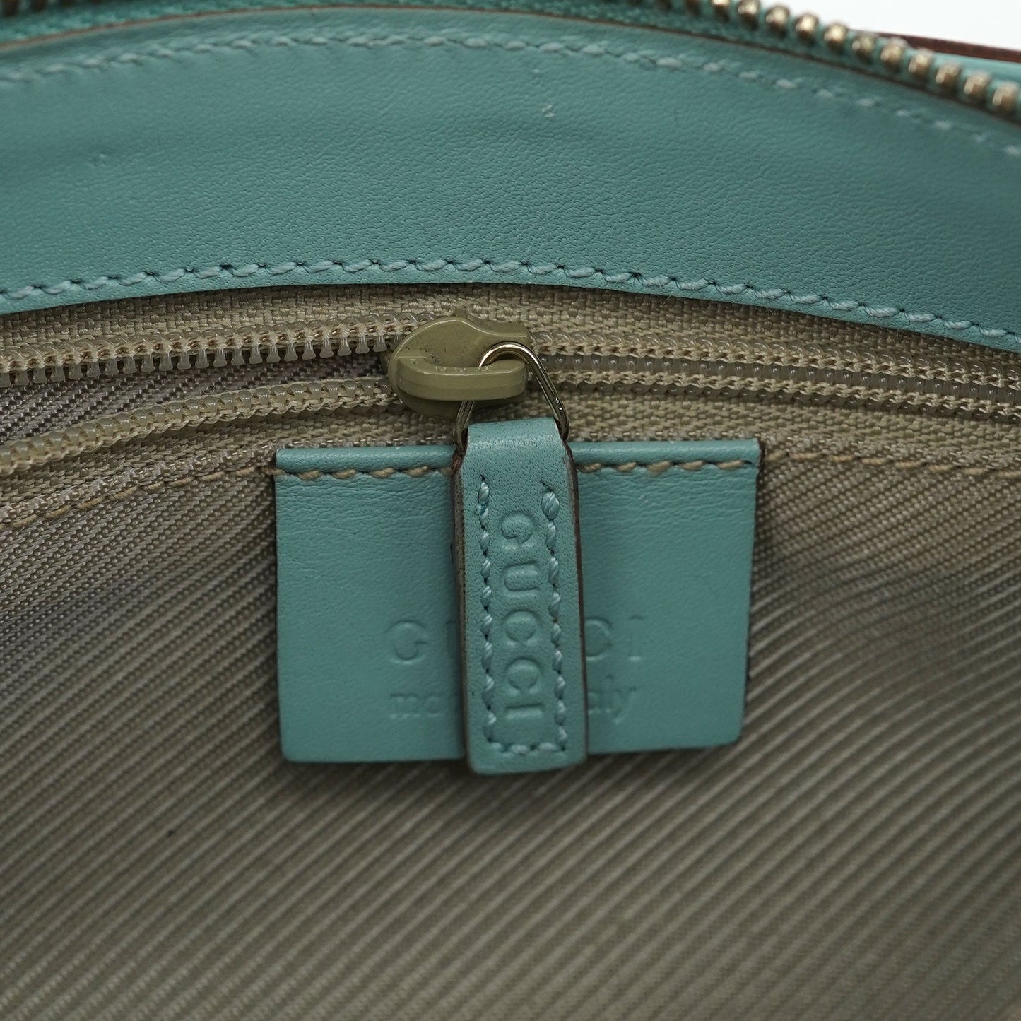 Light Blue Micro GG Shoulder Bag