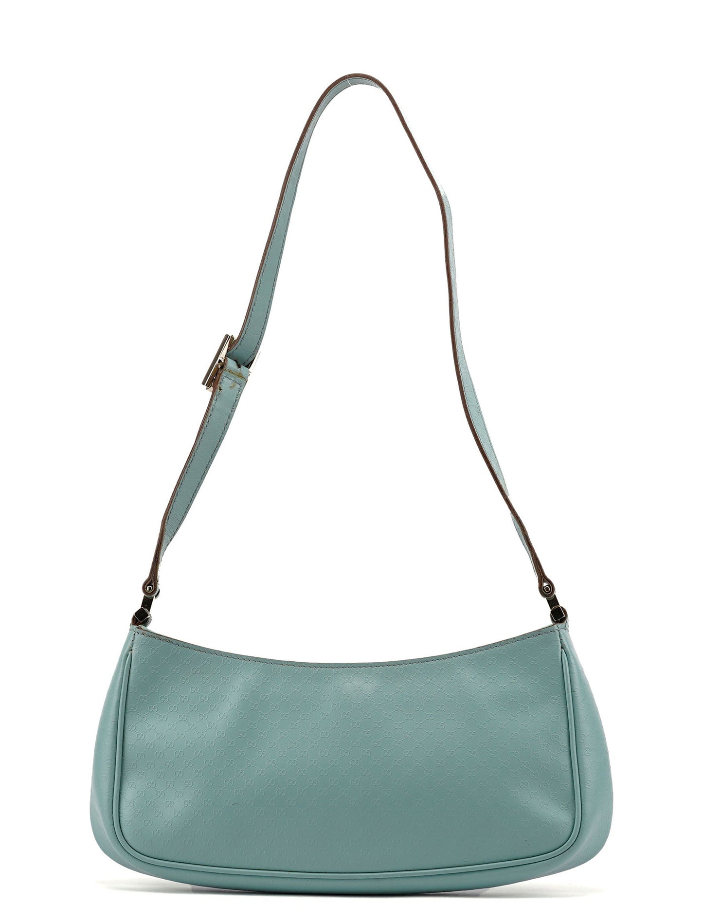 Light Blue Micro GG Shoulder Bag