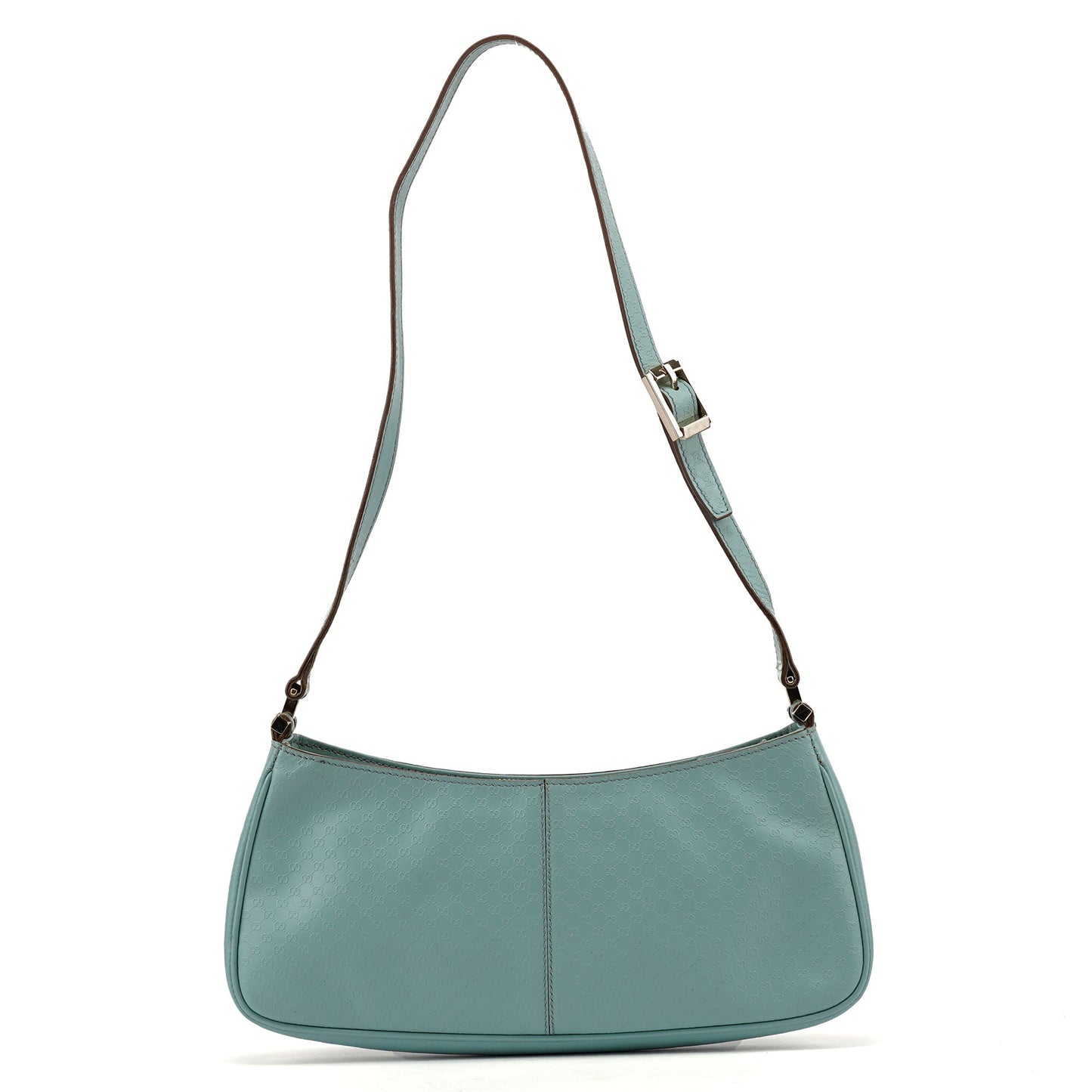 Light Blue Micro GG Shoulder Bag
