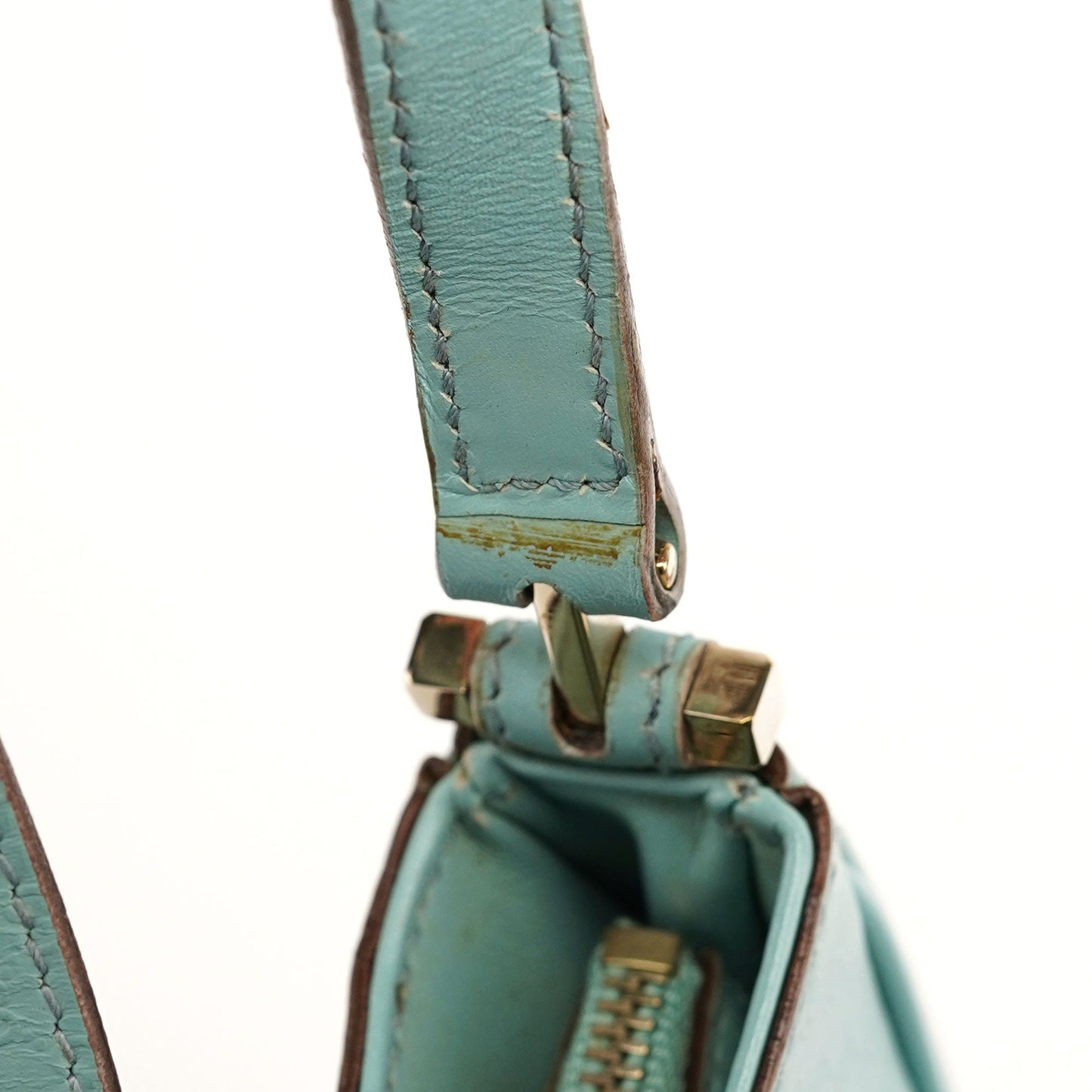 Light Blue Micro GG Shoulder Bag