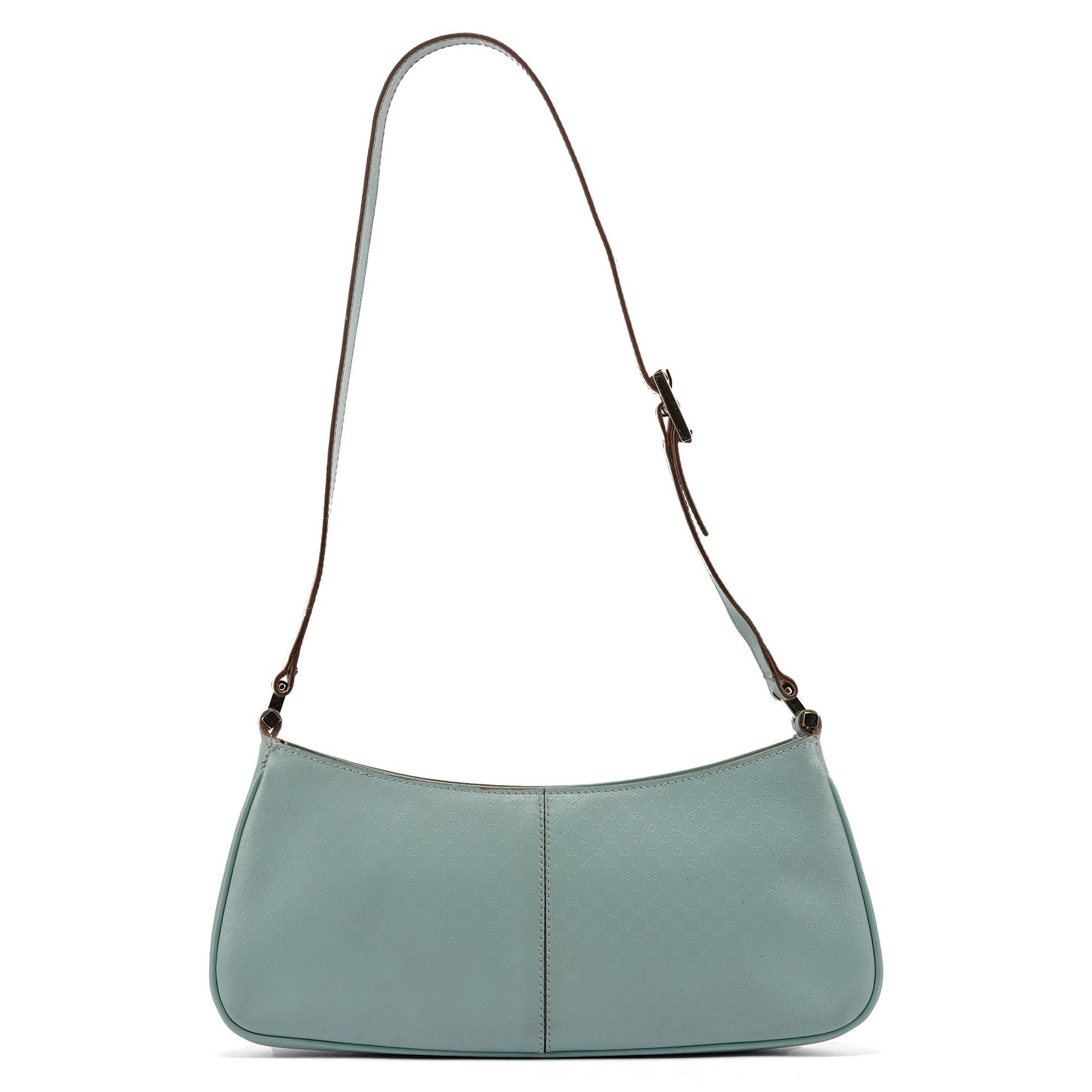 Light Blue Micro GG Shoulder Bag
