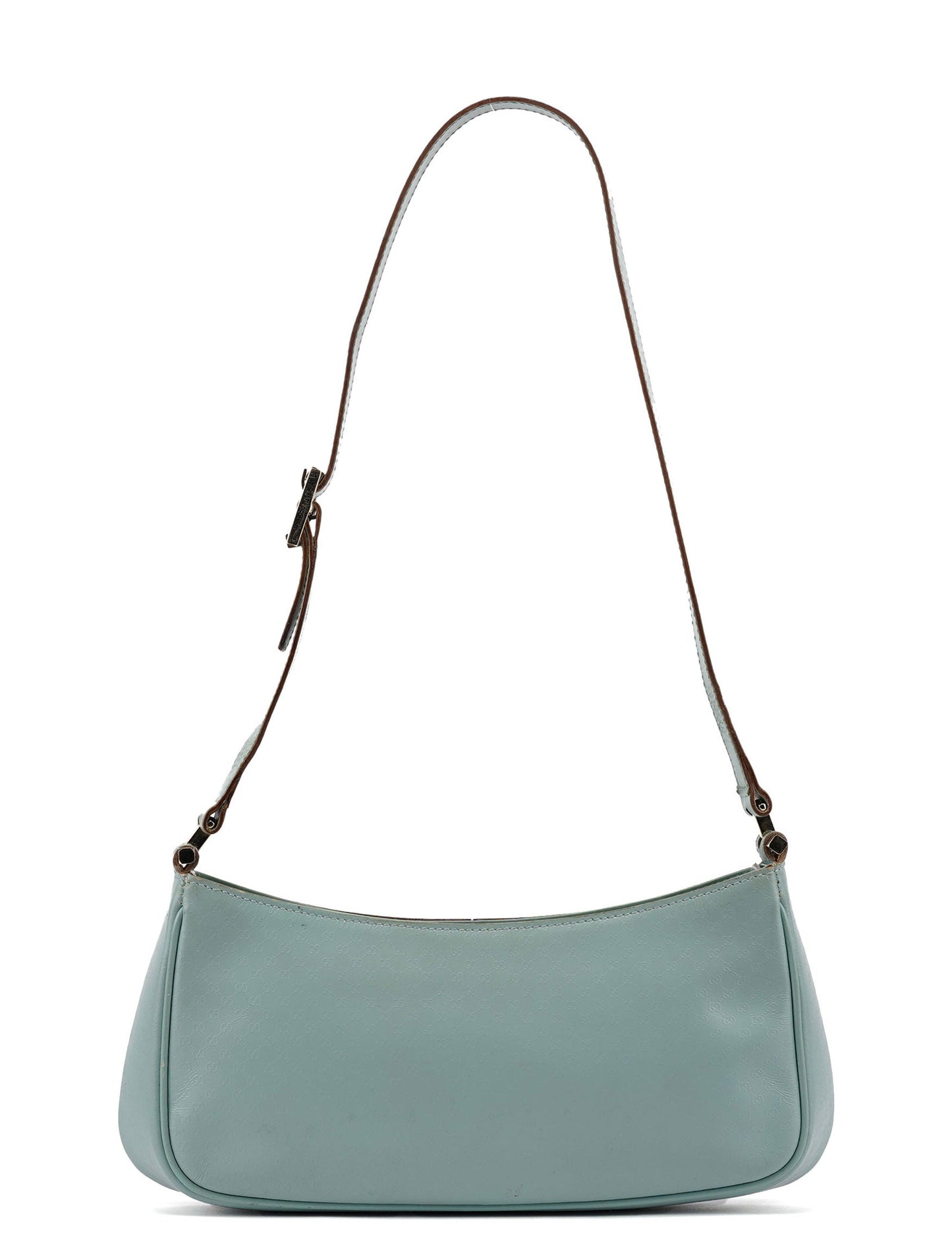 Light Blue Micro GG Shoulder Bag
