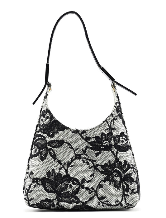 Light Blue Silk Lace Mini Bag