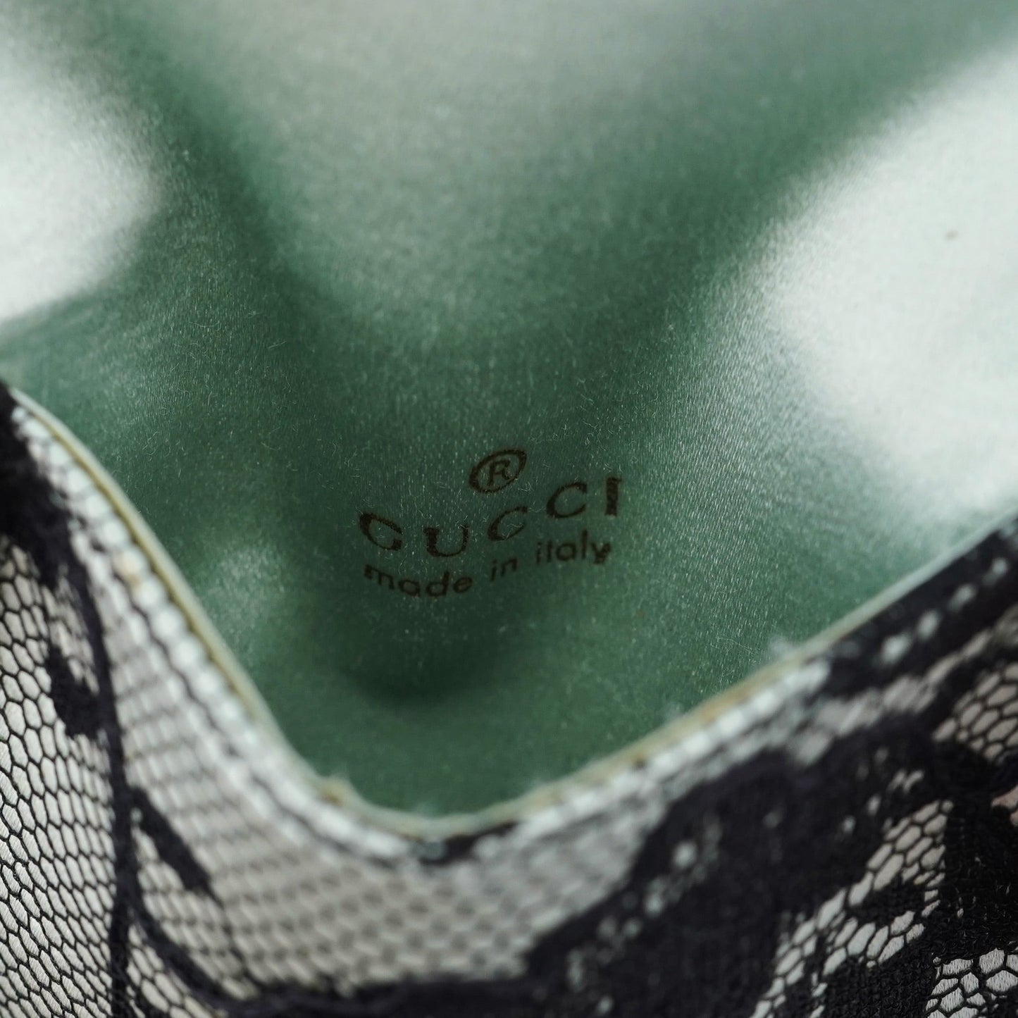 Light Blue Silk Lace Mini Bag