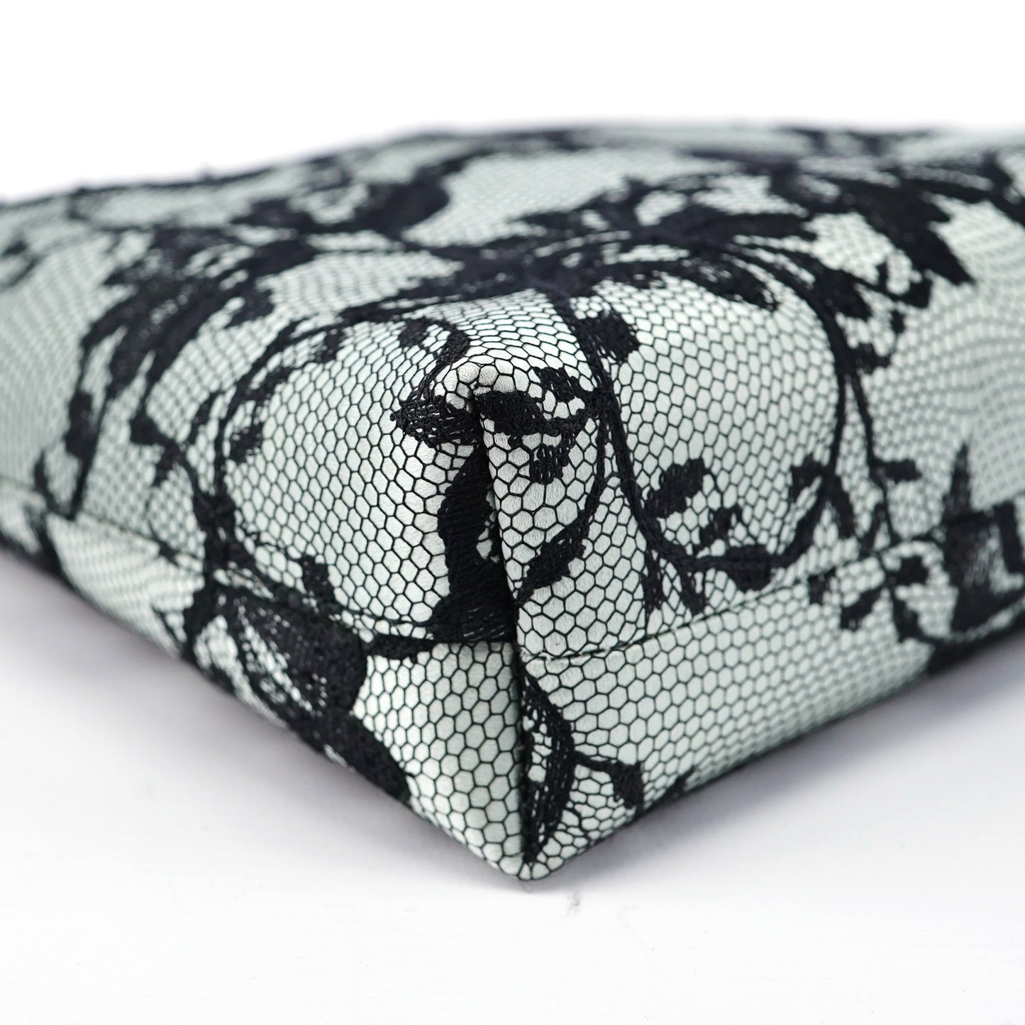 Light Blue Silk Lace Mini Bag