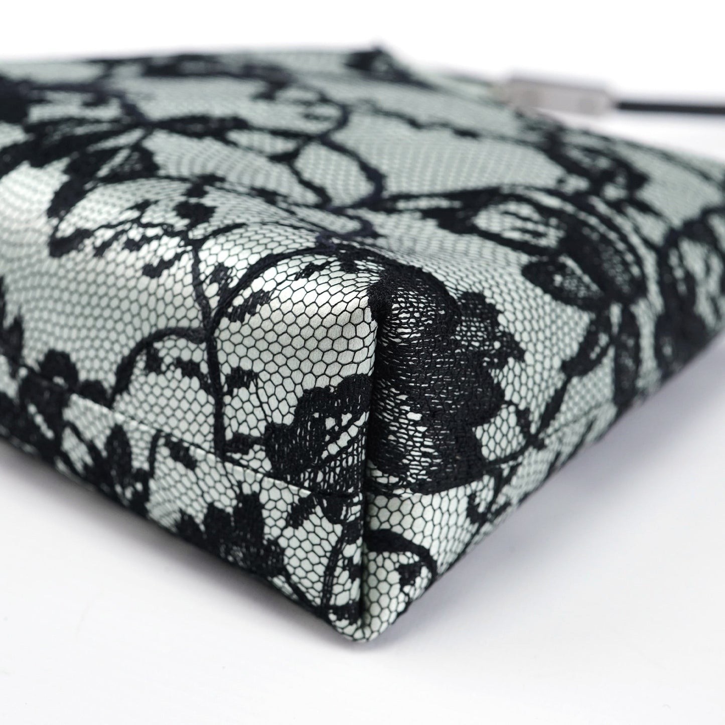 Light Blue Silk Lace Mini Bag