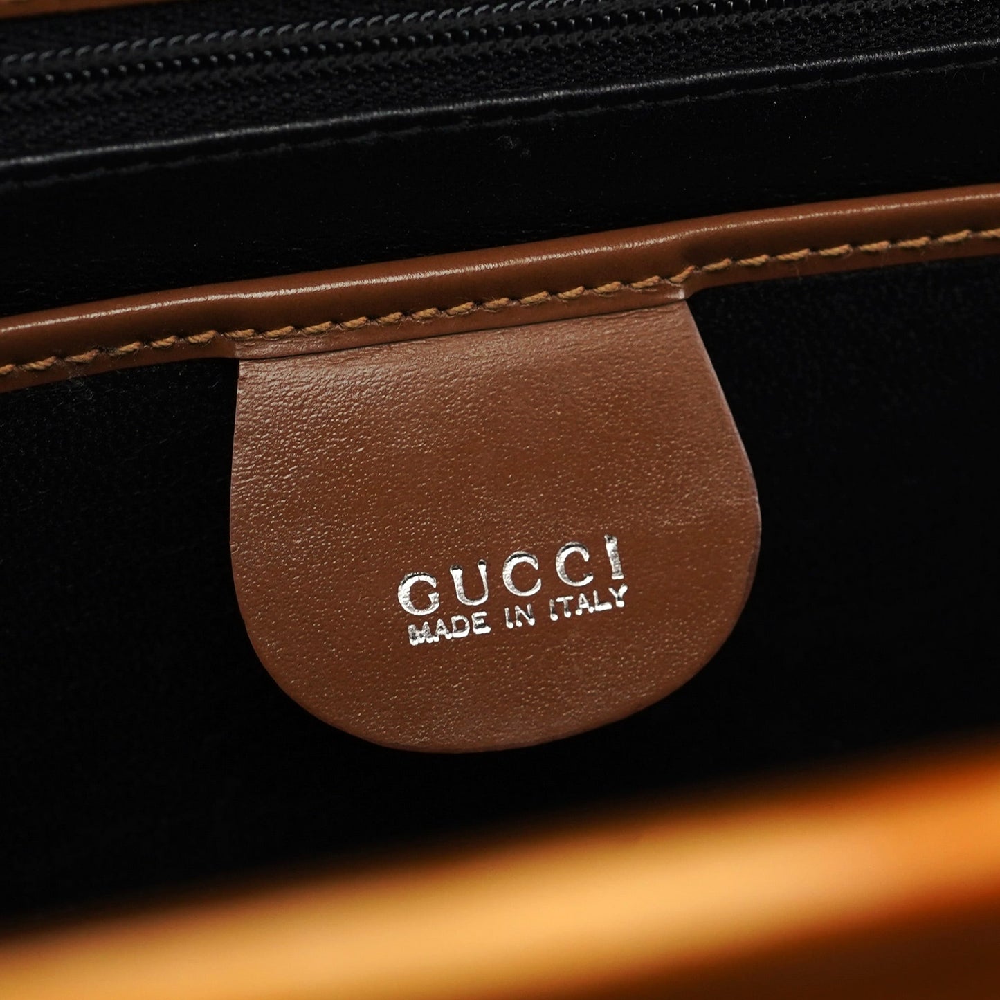 Light Brown Patent Leather Clutch Shoulder Bag