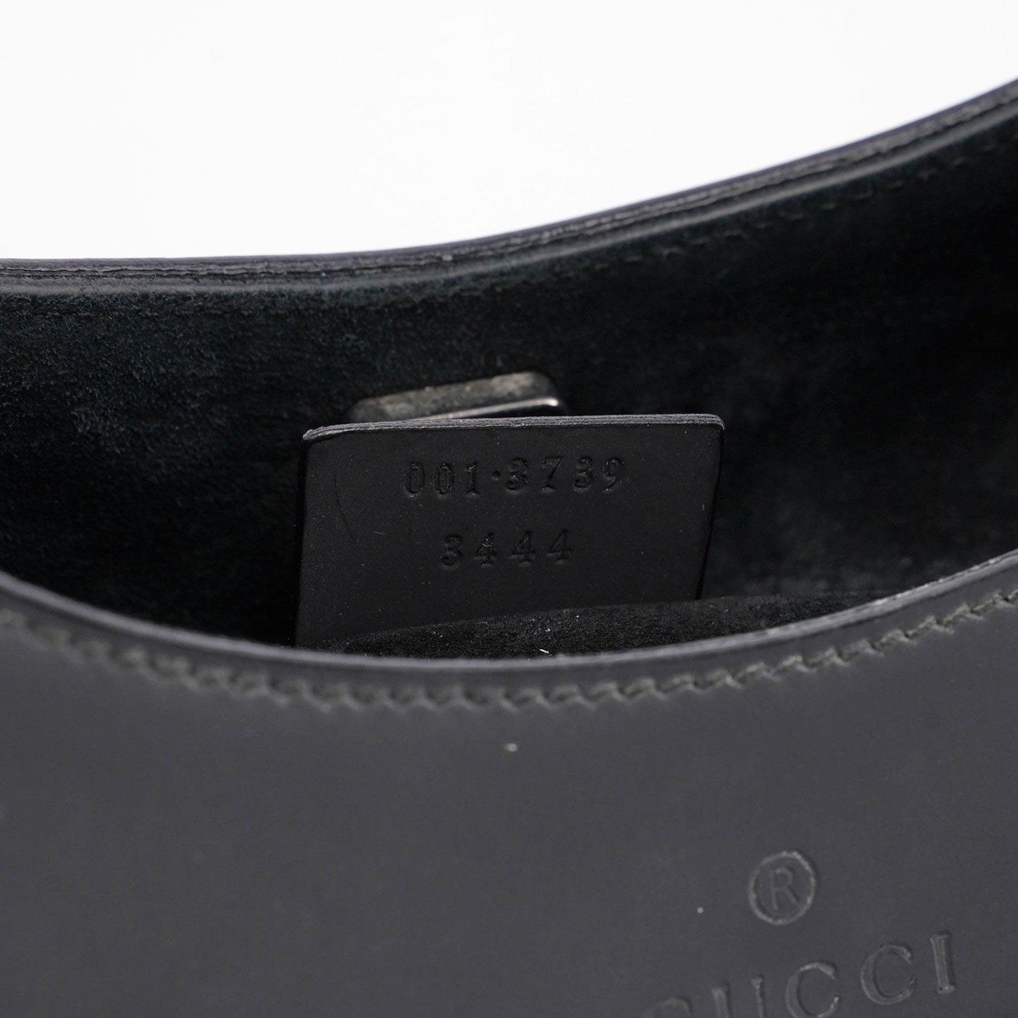 Matte Black Red Bamboo Shoulder Bag