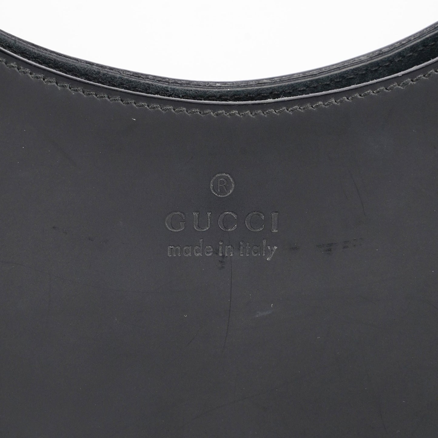 Matte Black Red Bamboo Shoulder Bag