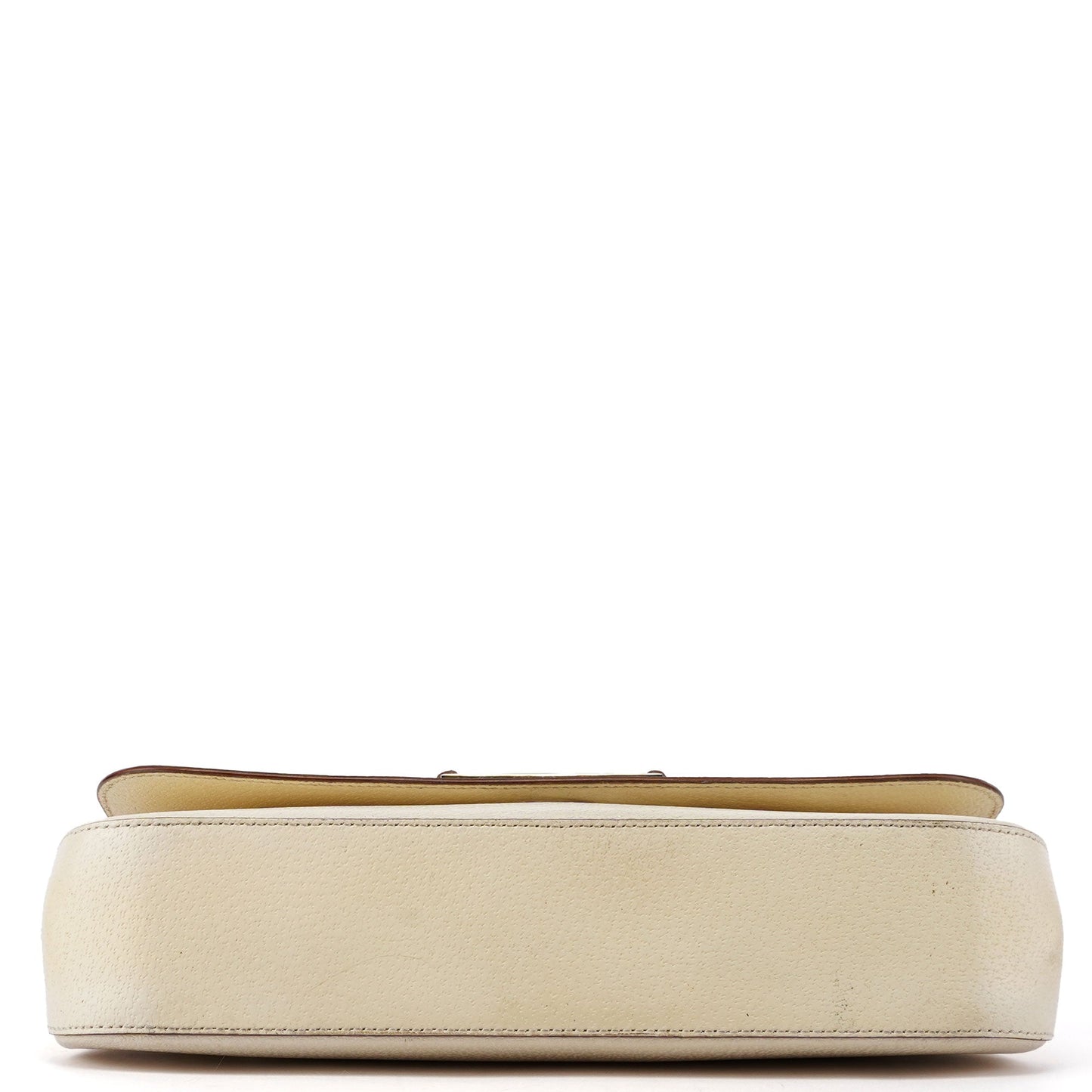 Off-White Leather Bamboo Shoulder Bag