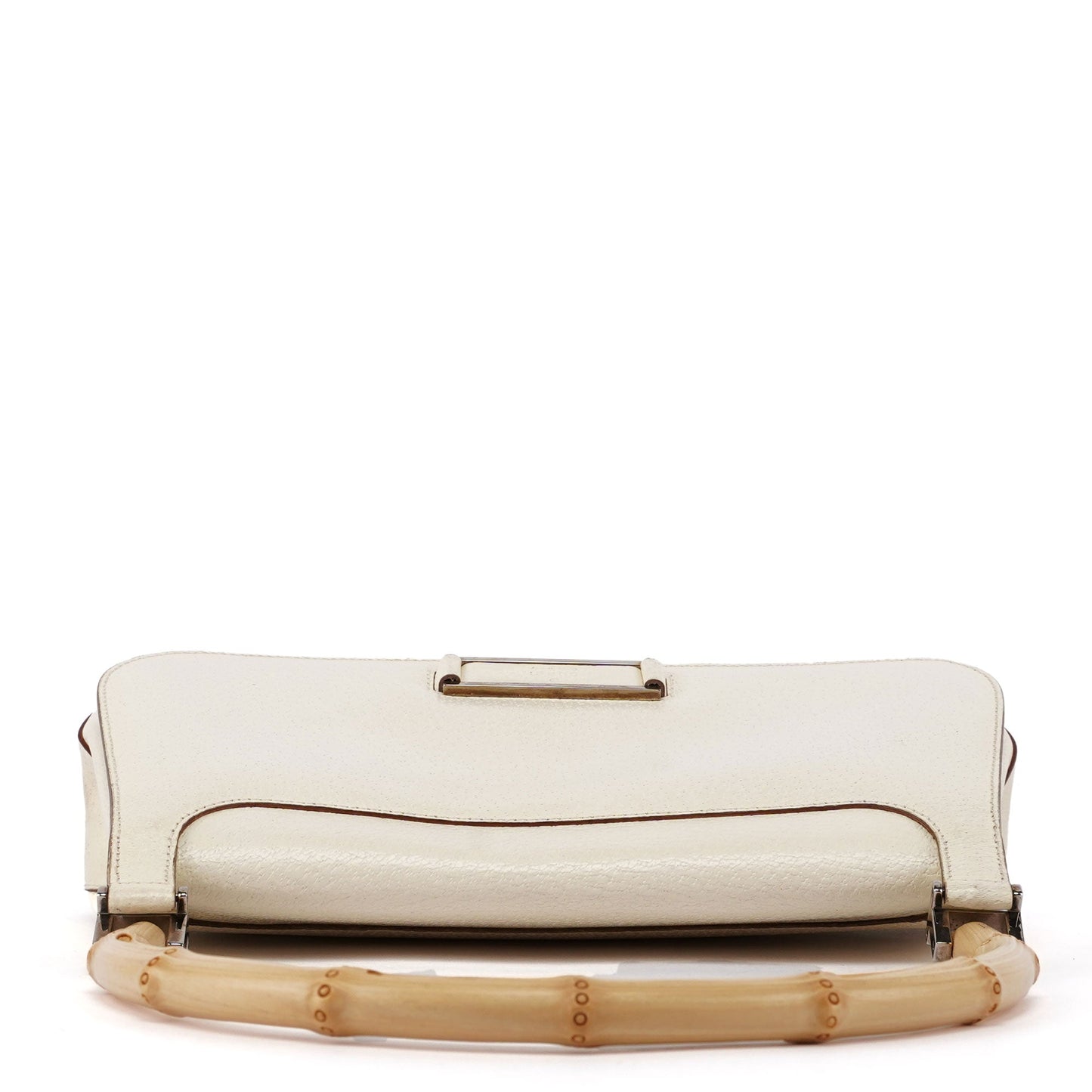 Off-White Leather Bamboo Shoulder Bag