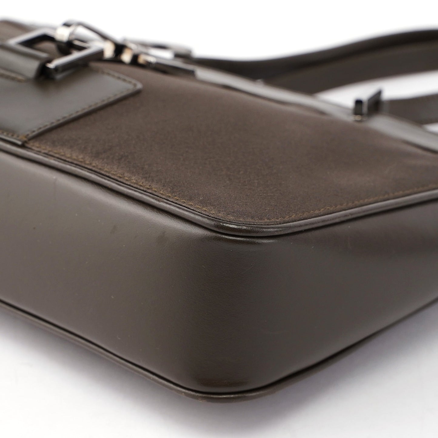 Olive Green Satin Jackie Tote