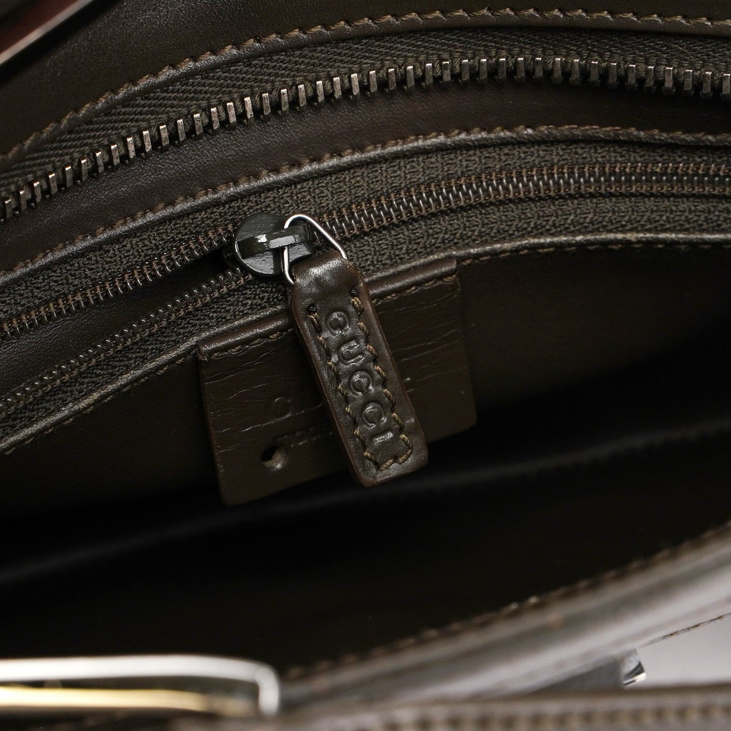 Olive Green Satin Jackie Tote