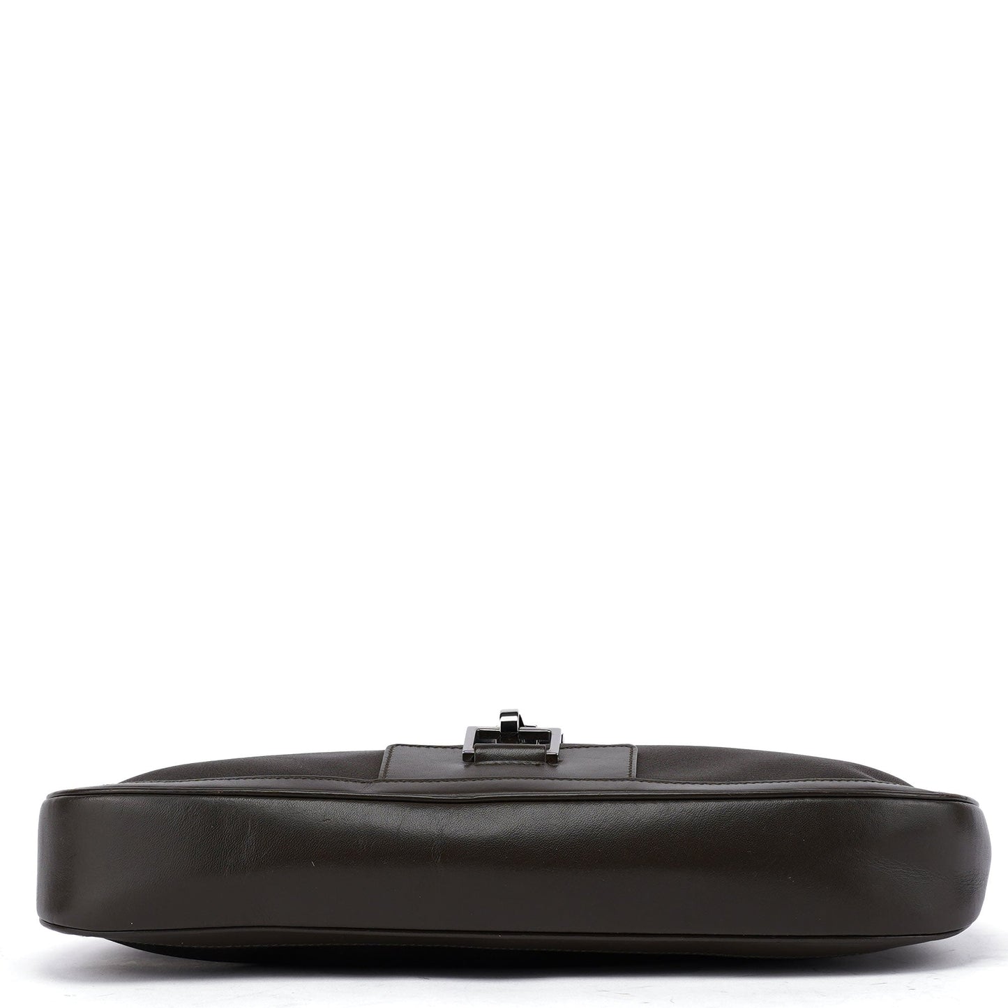 Olive Satin Jackie Shoulder Bag