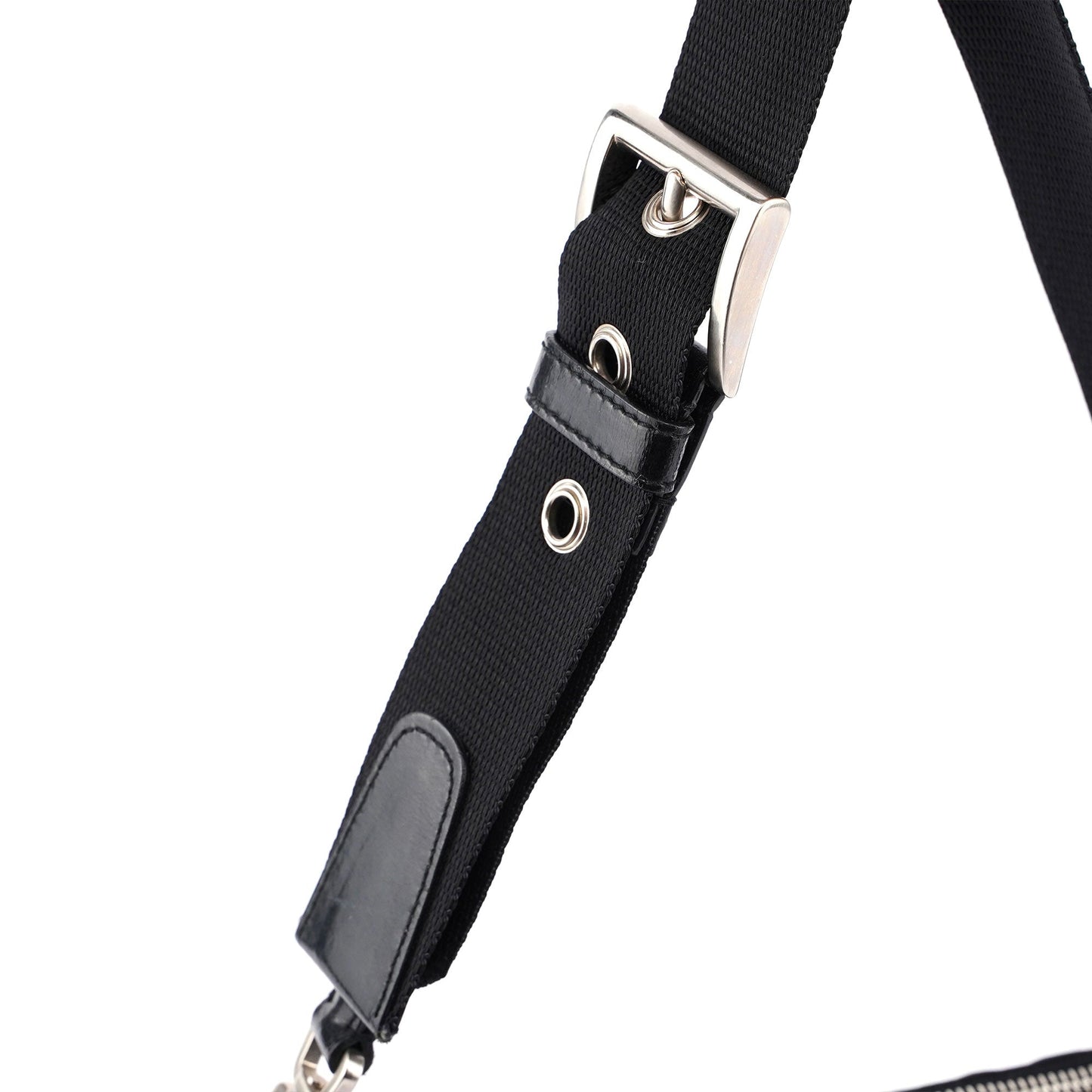 Prada Black Tessuto Leather Shoulder Bag