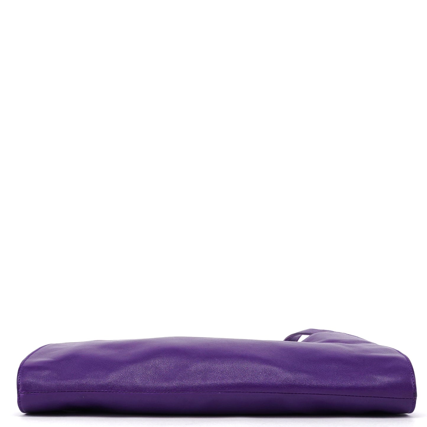 Purple Calfskin Shoulder Bag