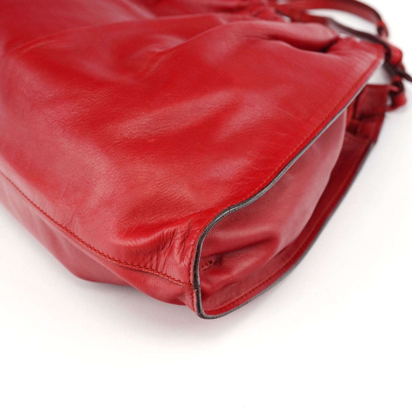 Red Calfskin Handbag