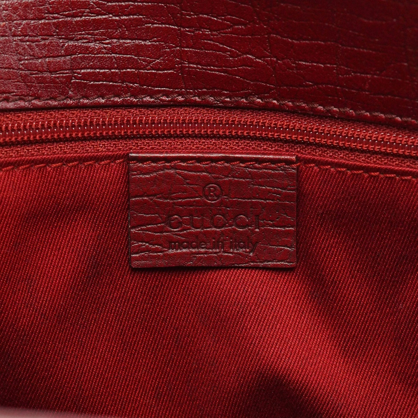 Red GG Jackie Shoulder Bag