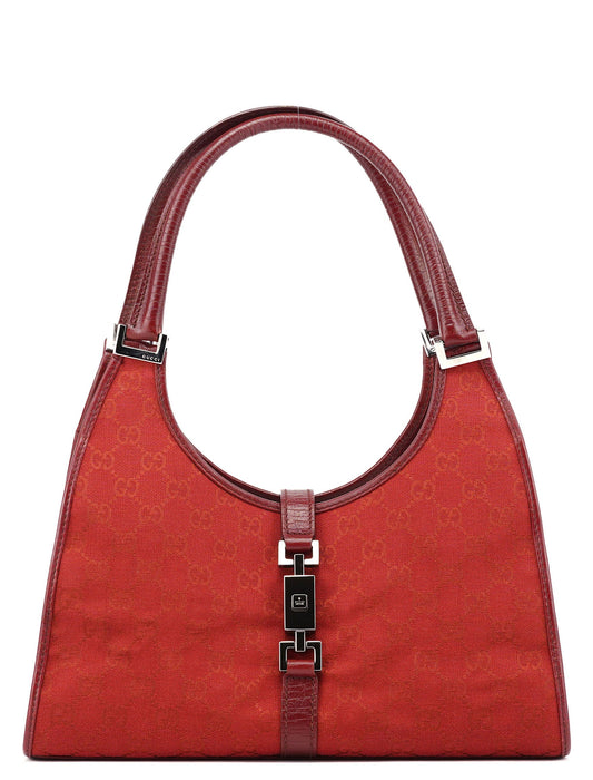 Red GG Jackie Shoulder Bag