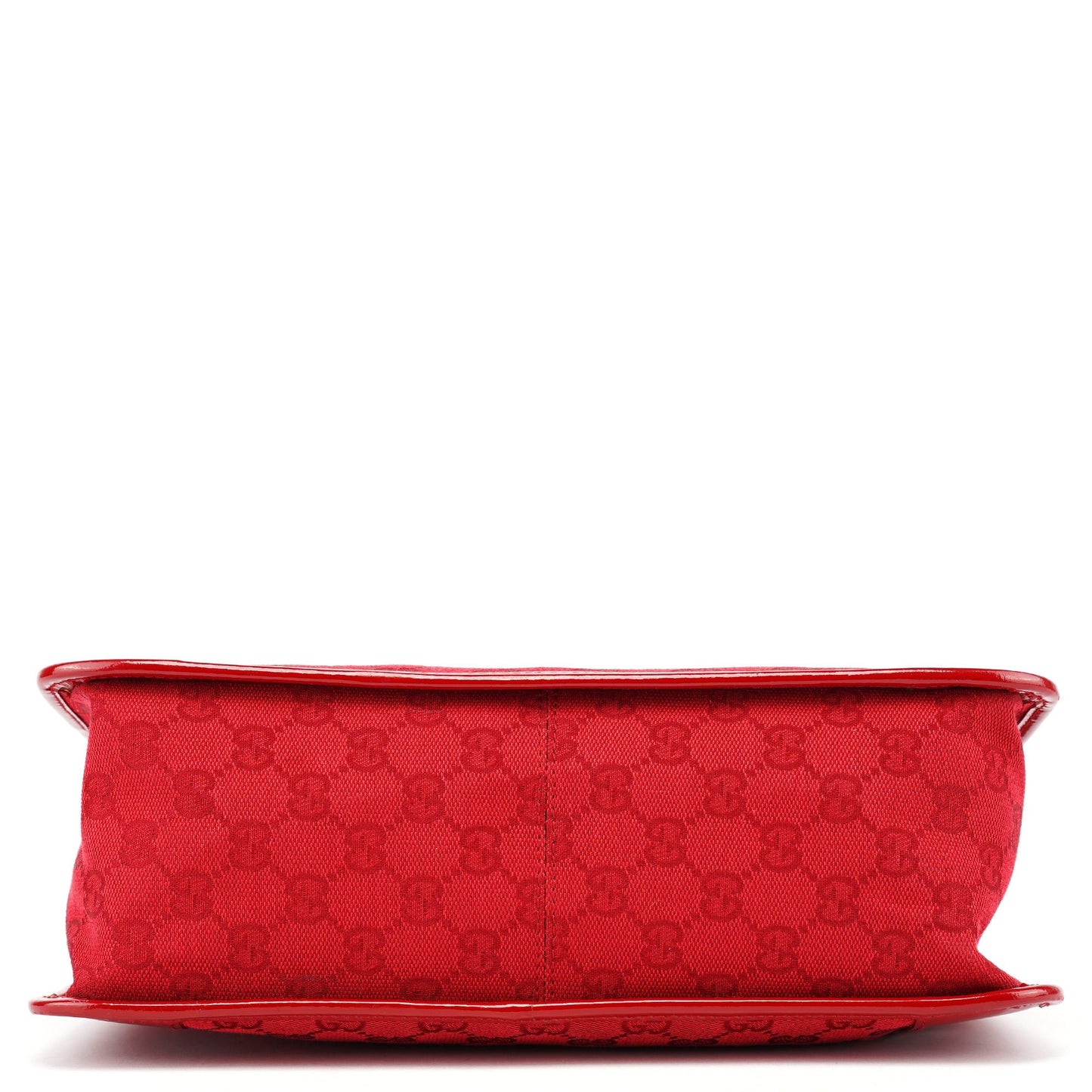 Red GG Patent Leather Tote Bag