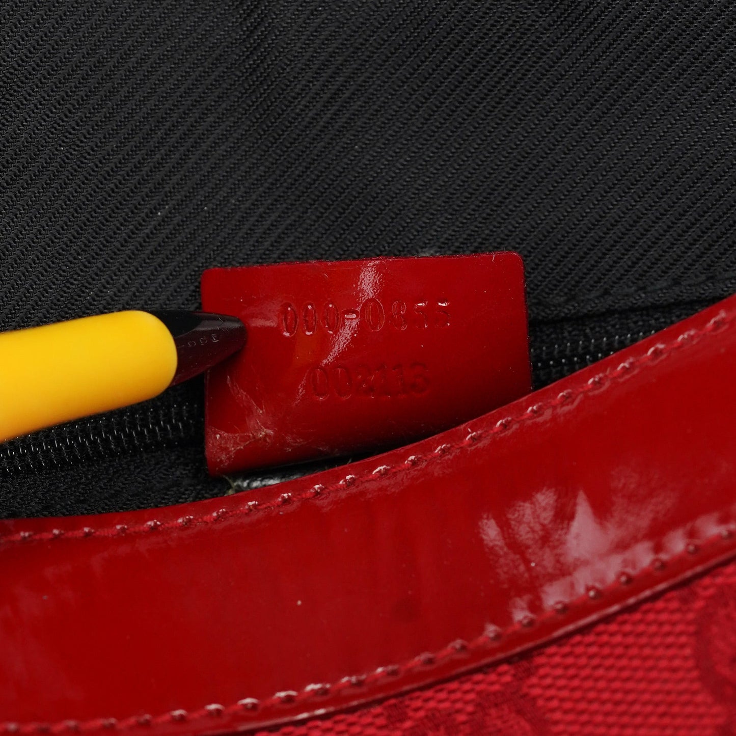 Red GG Patent Leather Tote Bag