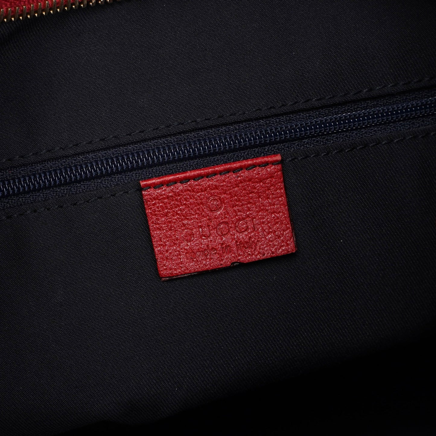 Red Leather D-Ring Shoulder Bag