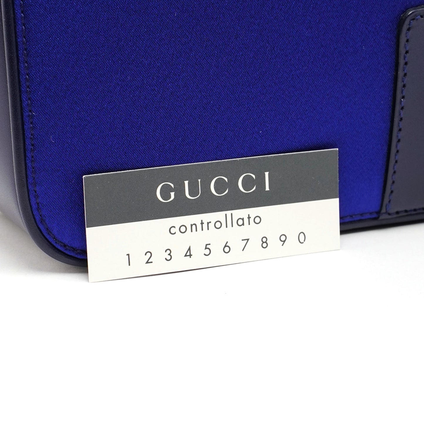 Royal Blue Jackie Satin Tote Bag