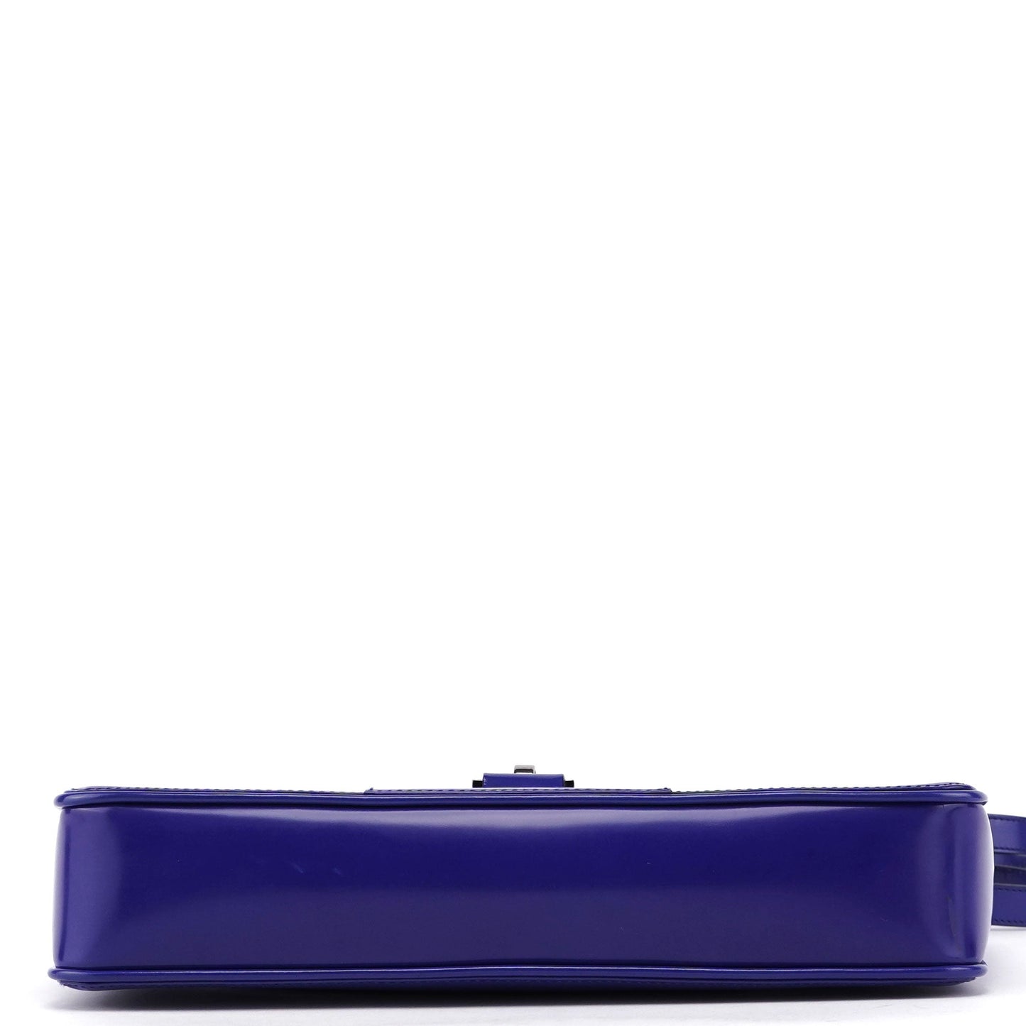 Royal Blue Patent Leather Jackie Tote
