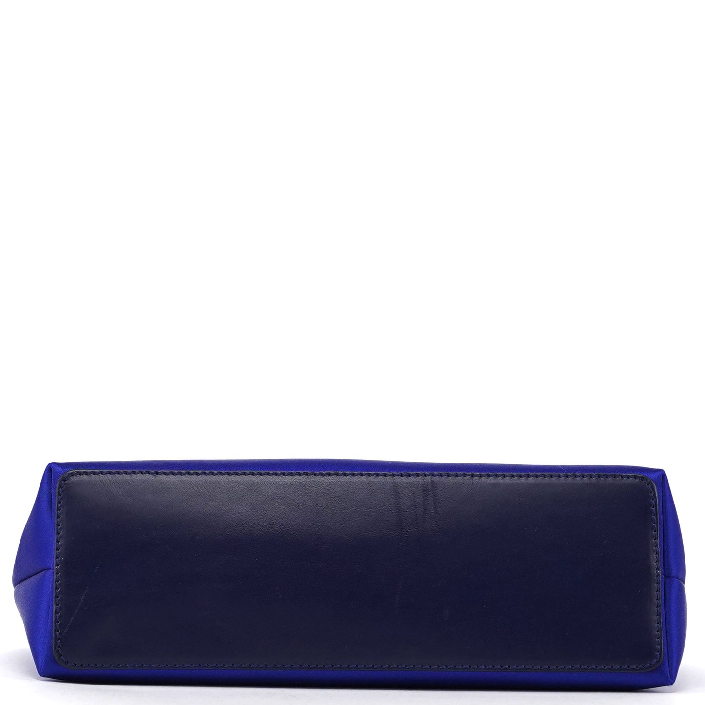 Royal Blue Satin Tote