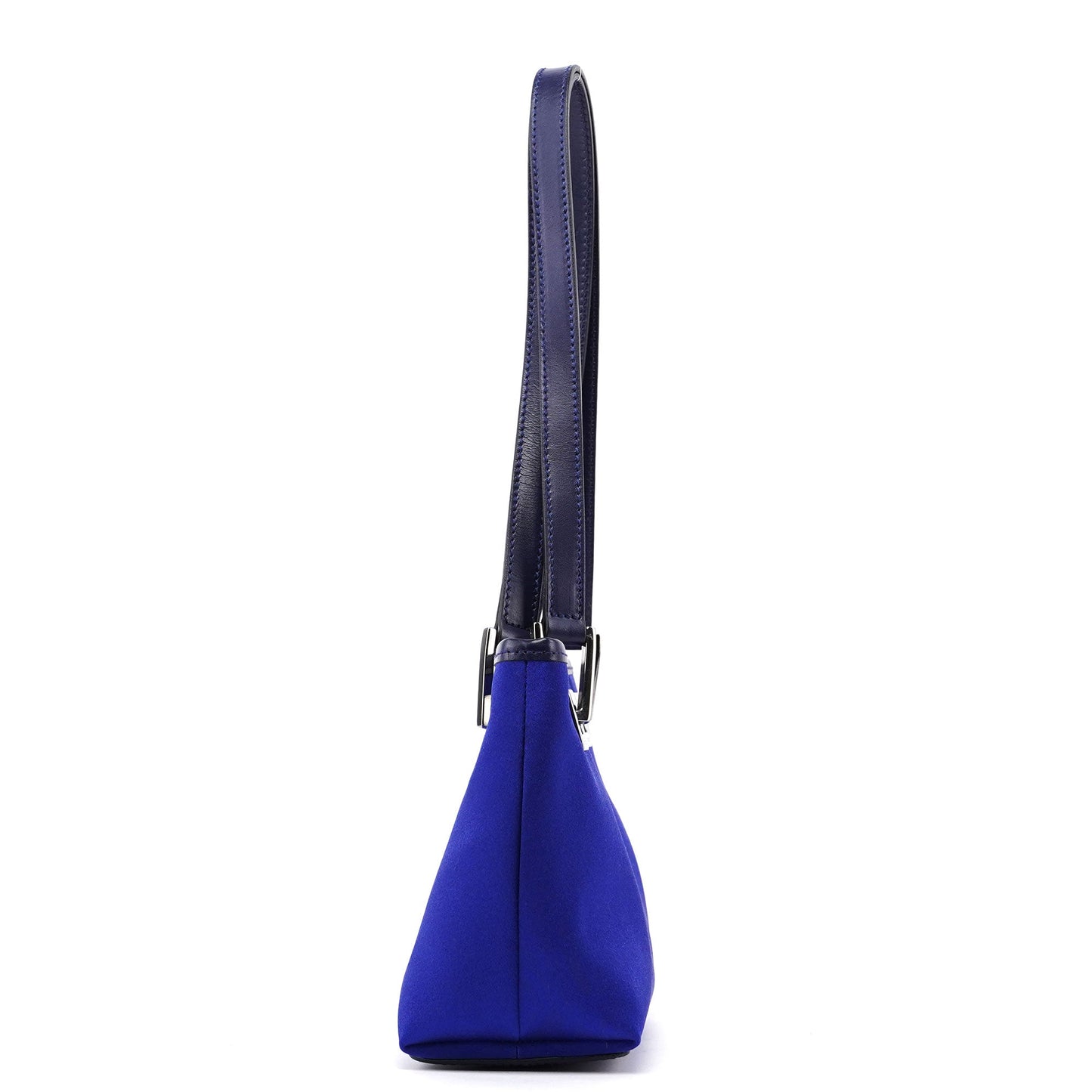 Royal Blue Satin Tote