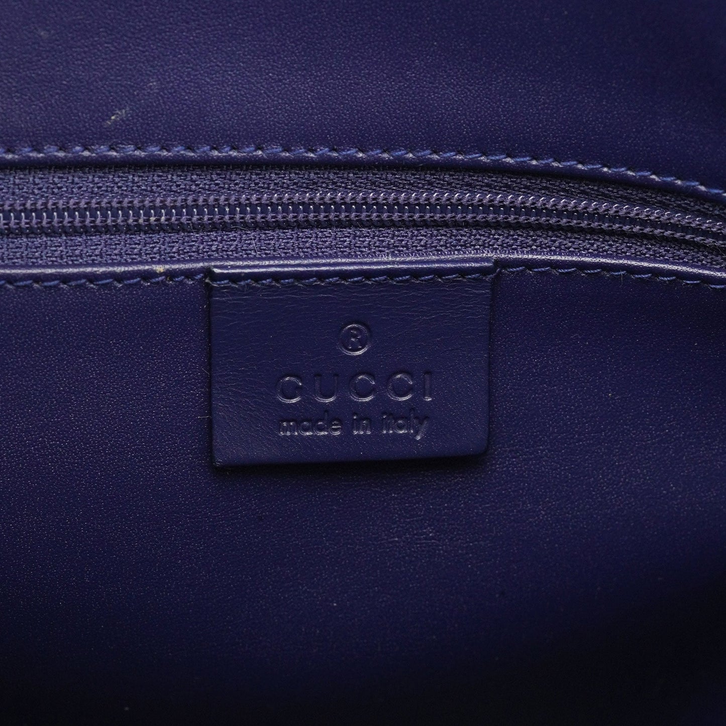 Royal Blue Satin Tote Bag