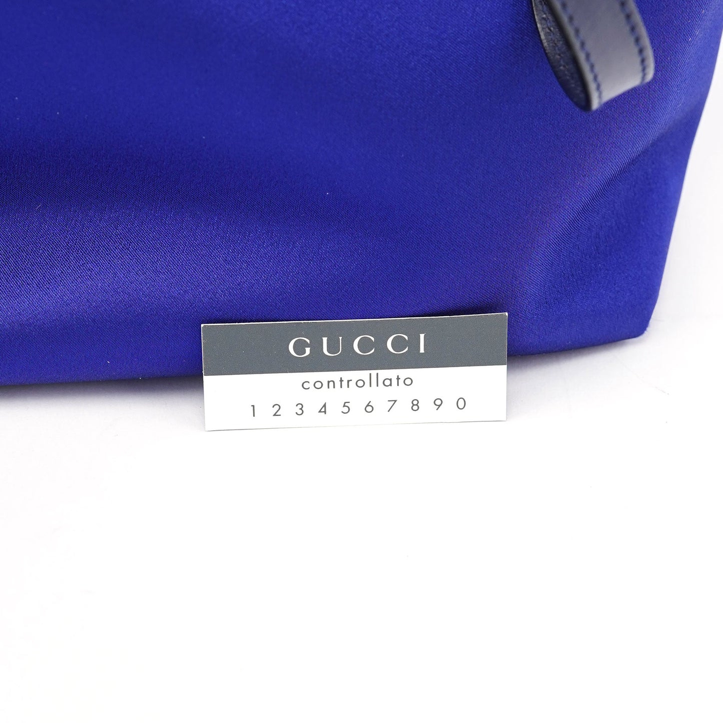 Royal Blue Satin Tote Bag