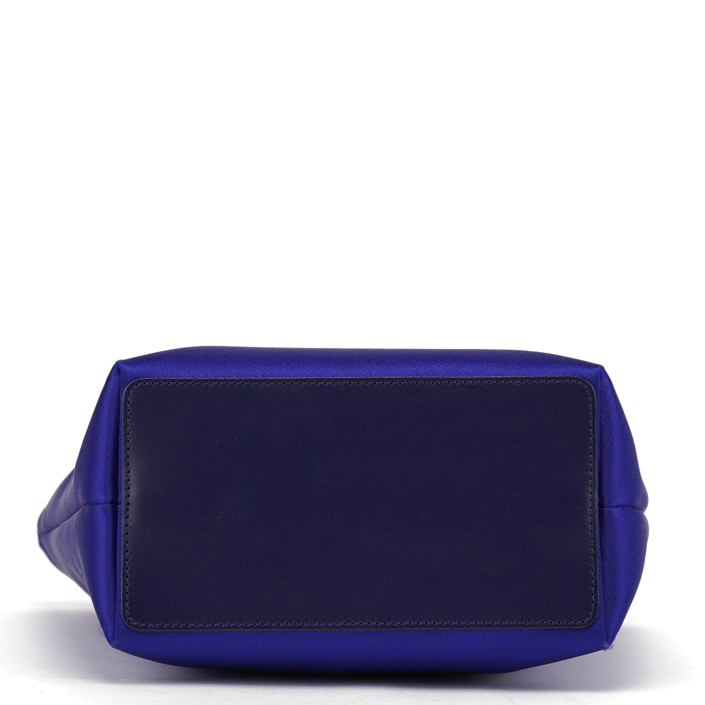 Royal Blue Satin Tote Bag