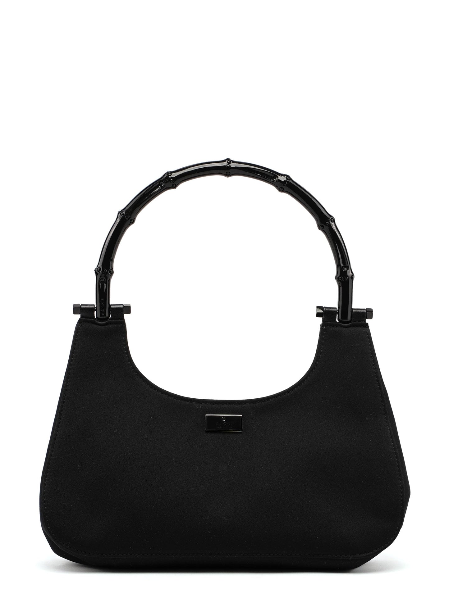 Satin Bamboo Hobo Bag