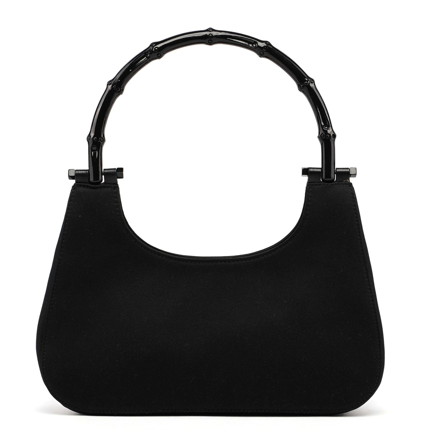 Satin Bamboo Hobo Bag