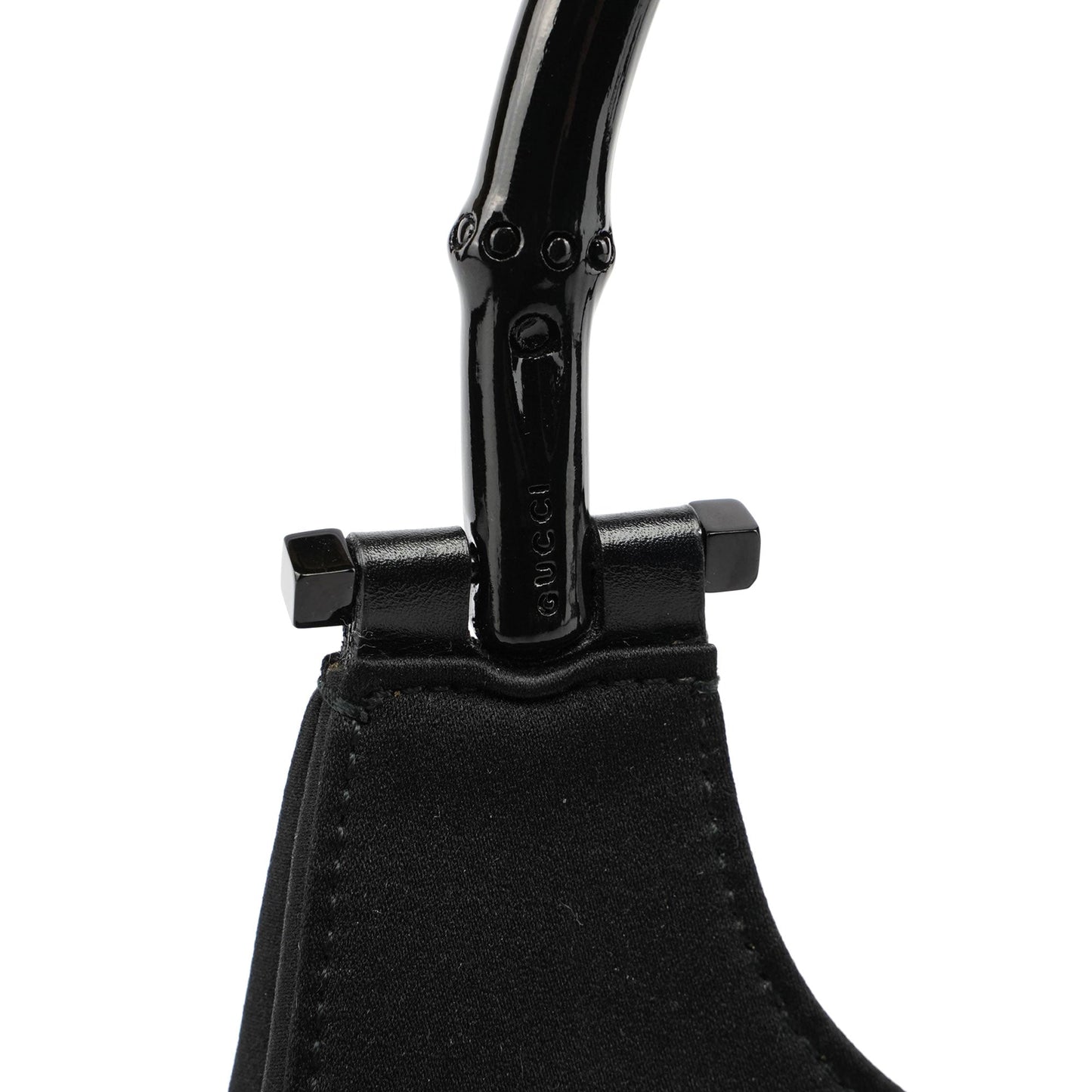 Satin Bamboo Hobo Bag