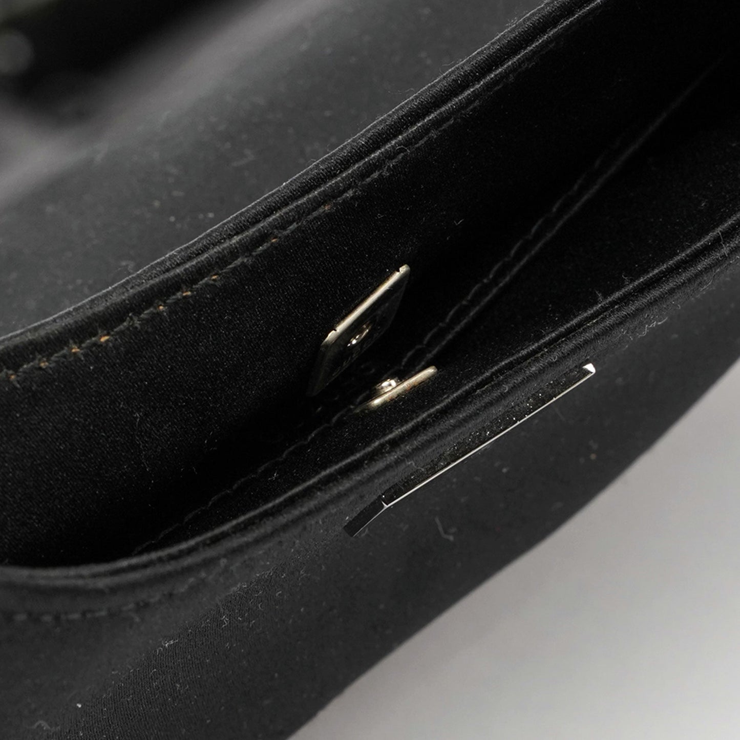 Satin Bamboo Hobo Bag