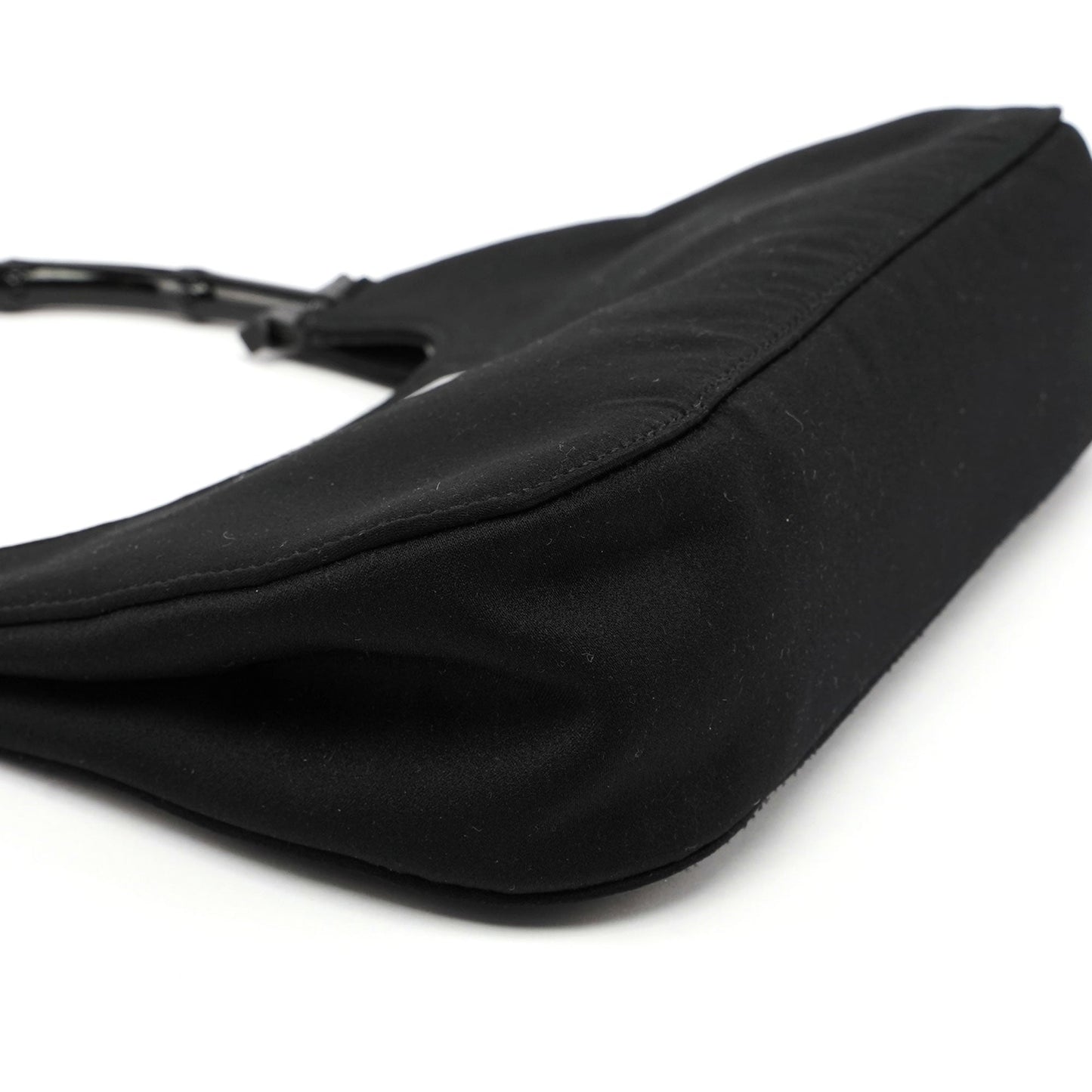 Satin Bamboo Hobo Bag