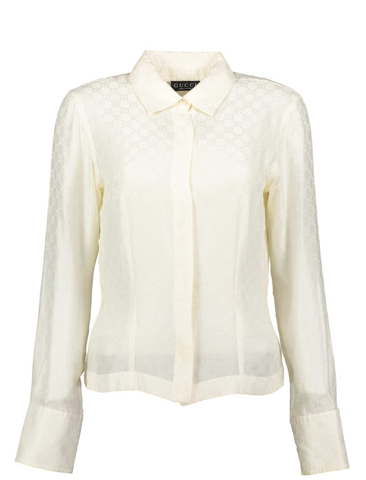 Spring 1998 Ivory Monogram Shirt