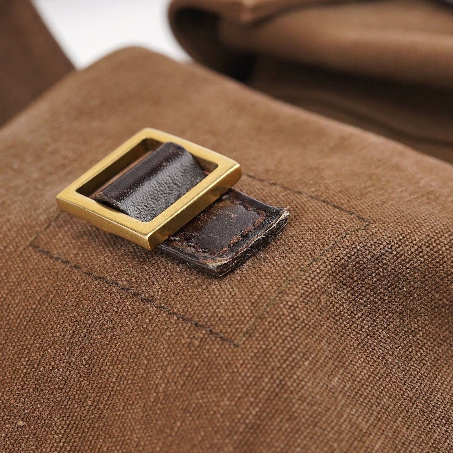 Spring 2003 Brown Canvas Shoulder Bag