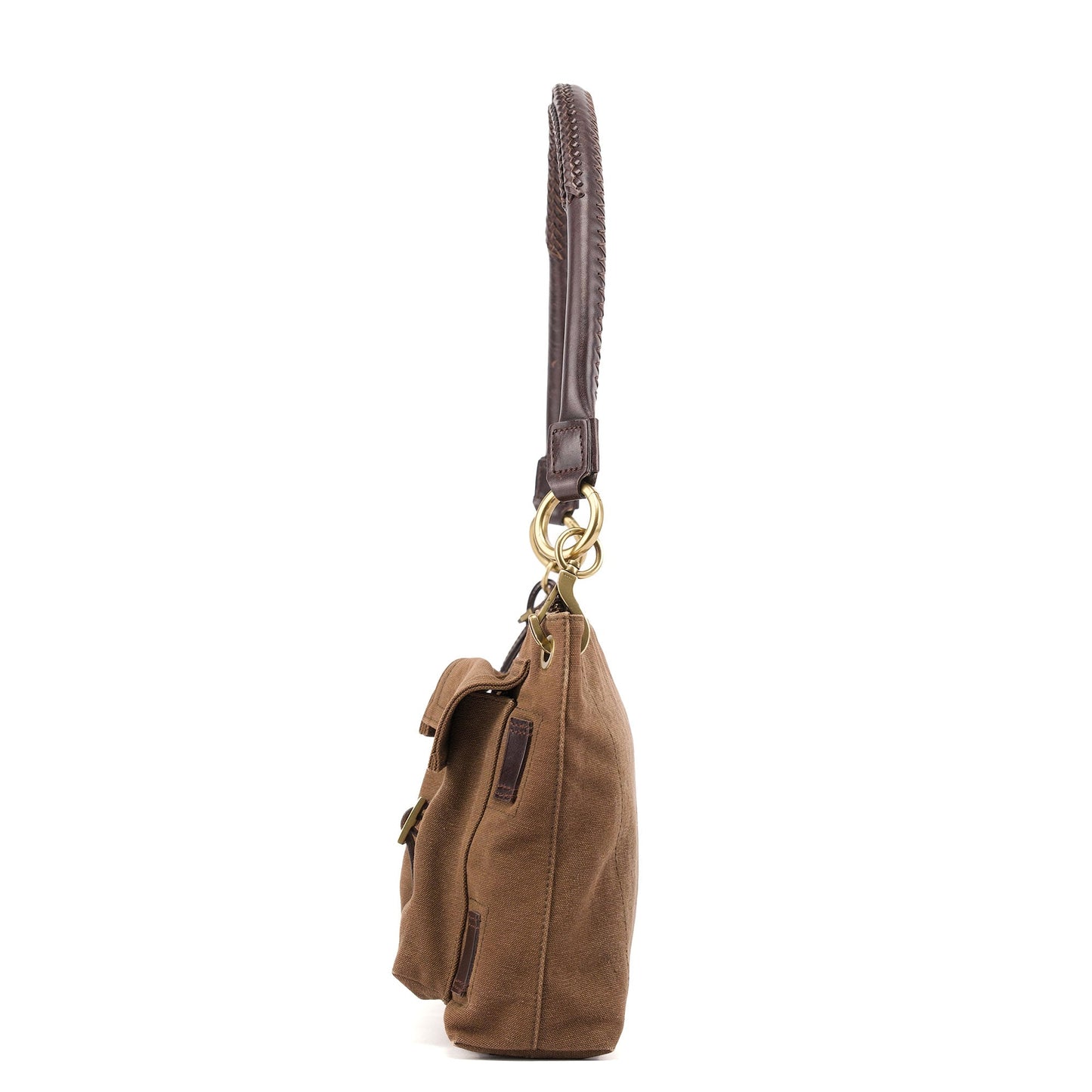 Spring 2003 Brown Canvas Shoulder Bag